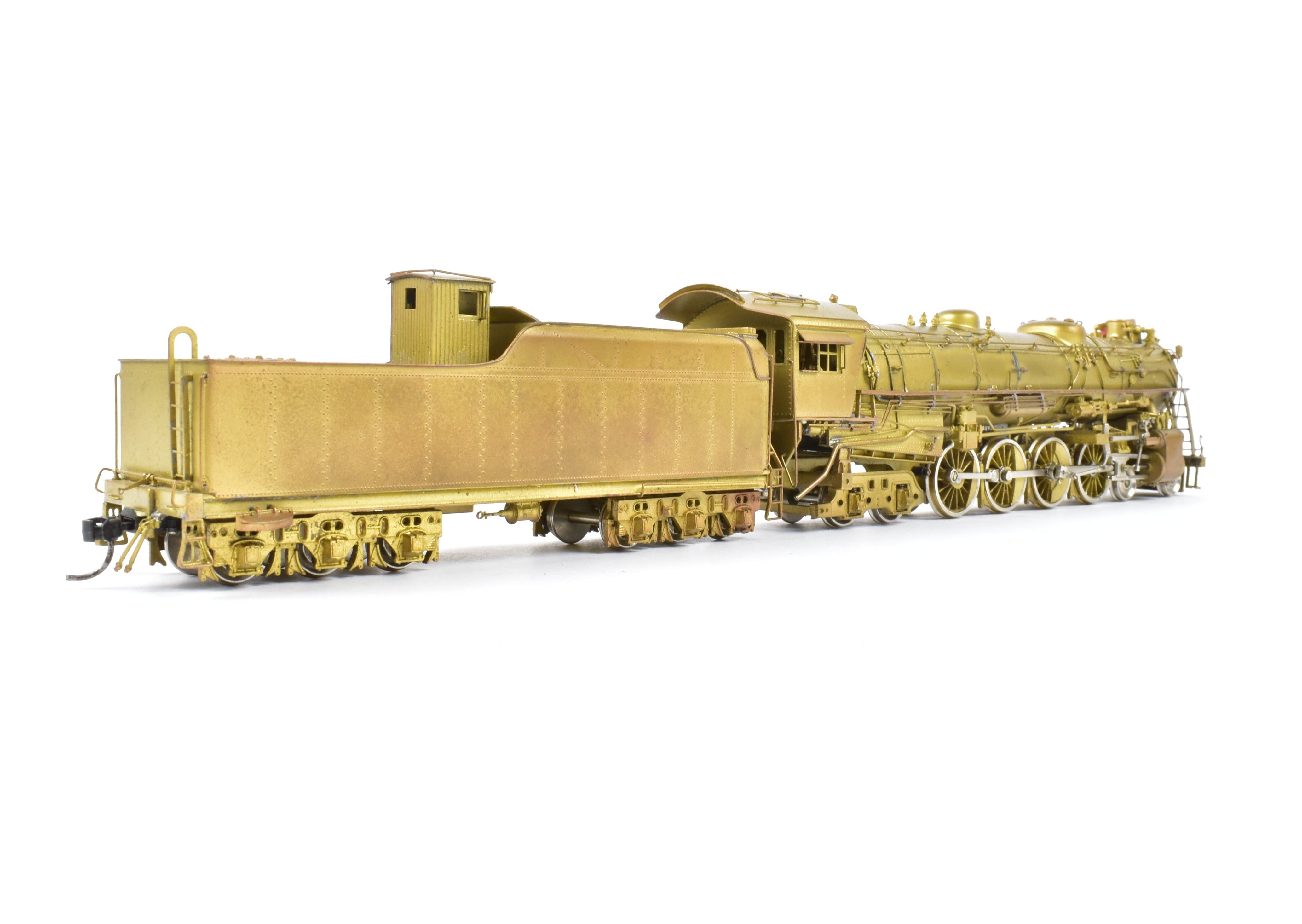 High - Quality HO Scale Brass Key Imports Model of Denver & Rio Grande Western M - 64 4 - 8 - 4 Northern Steam Locomotive