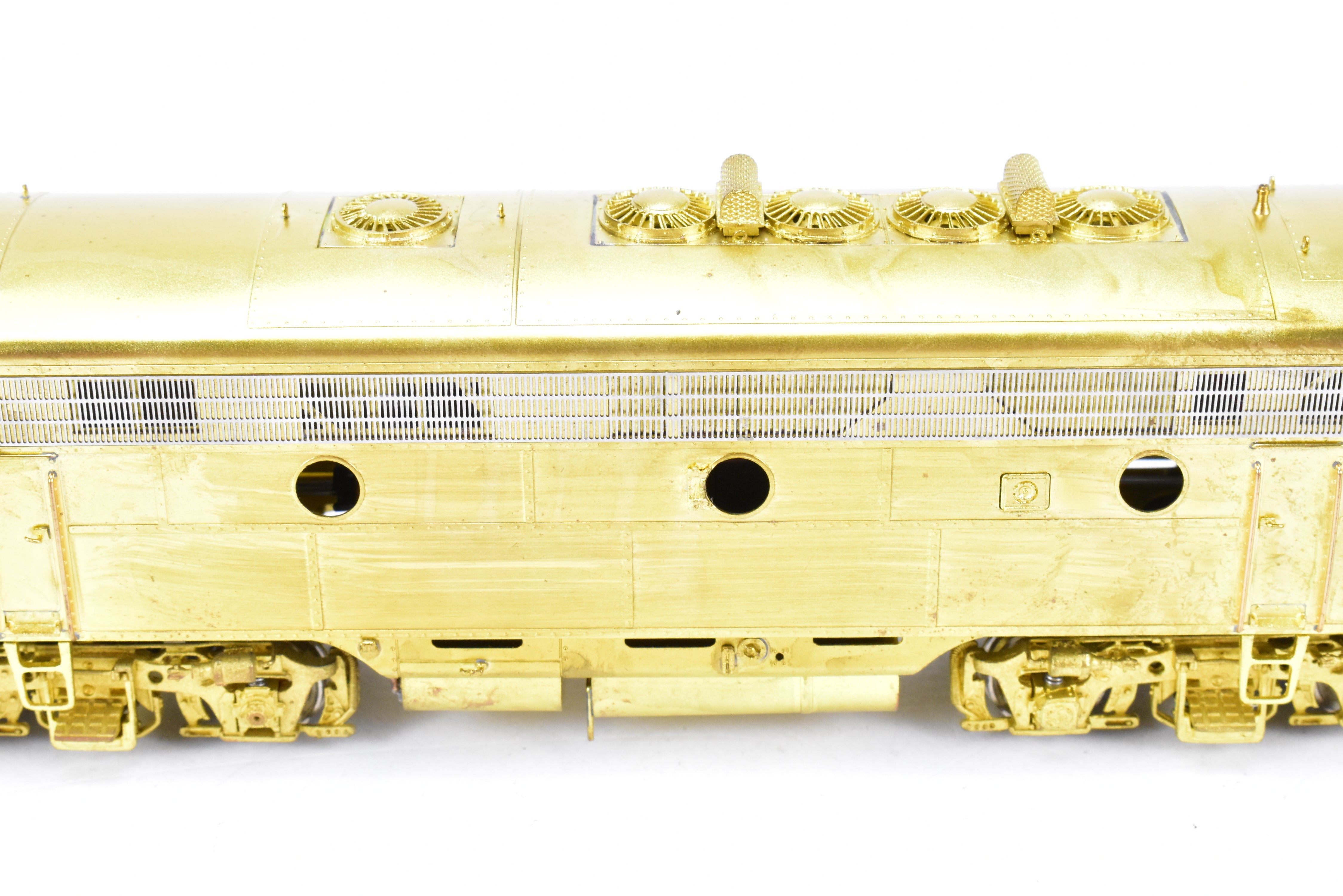 HO Scale Brass Model Train Set by Overland Models Inc. - Union Pacific EMD F7 A/B Freight Locomotives from the Late 1950's Era