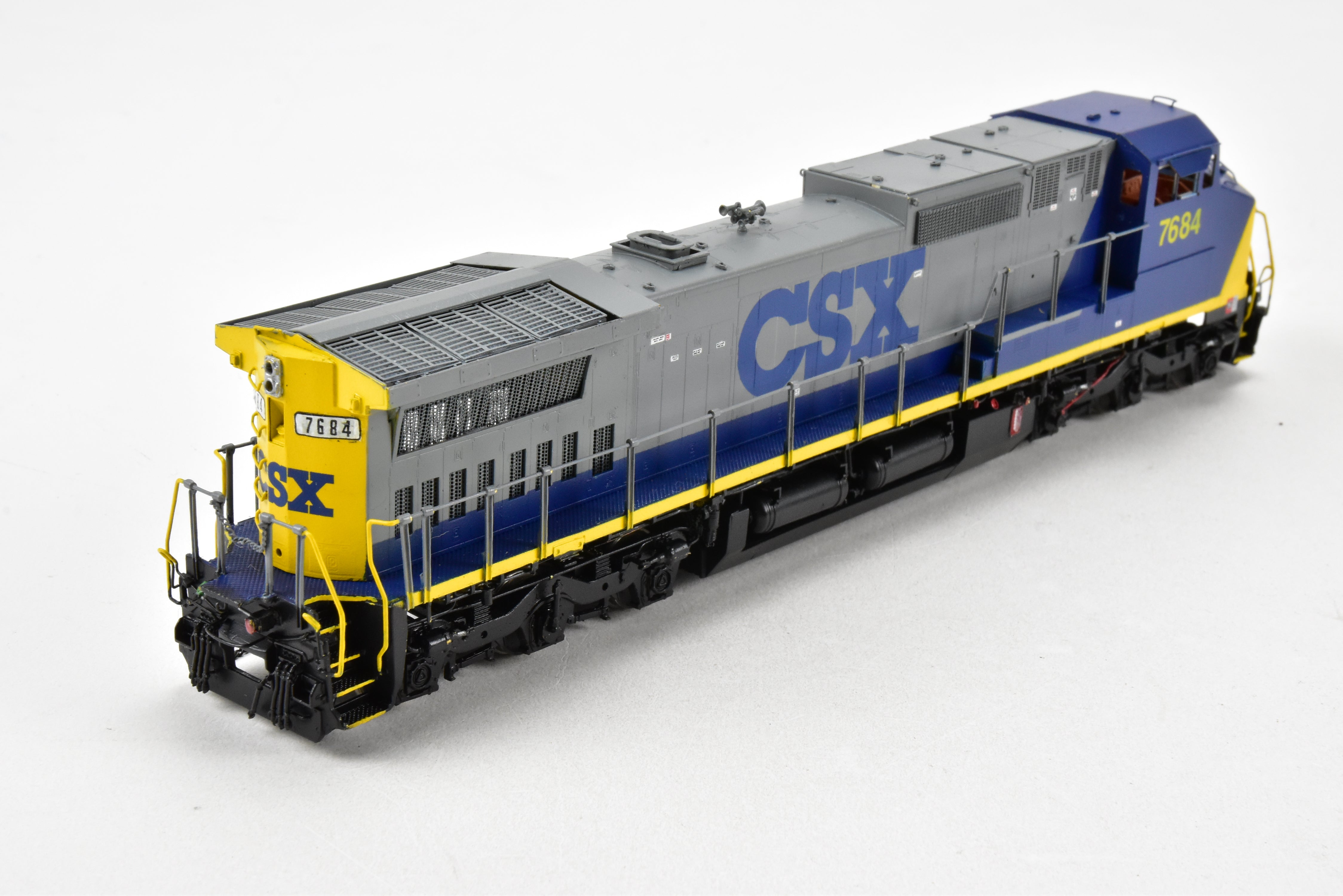 Brass OMI CSX Transportation GE CW40 - 8 Custom Painted #7684 by Overland Models
