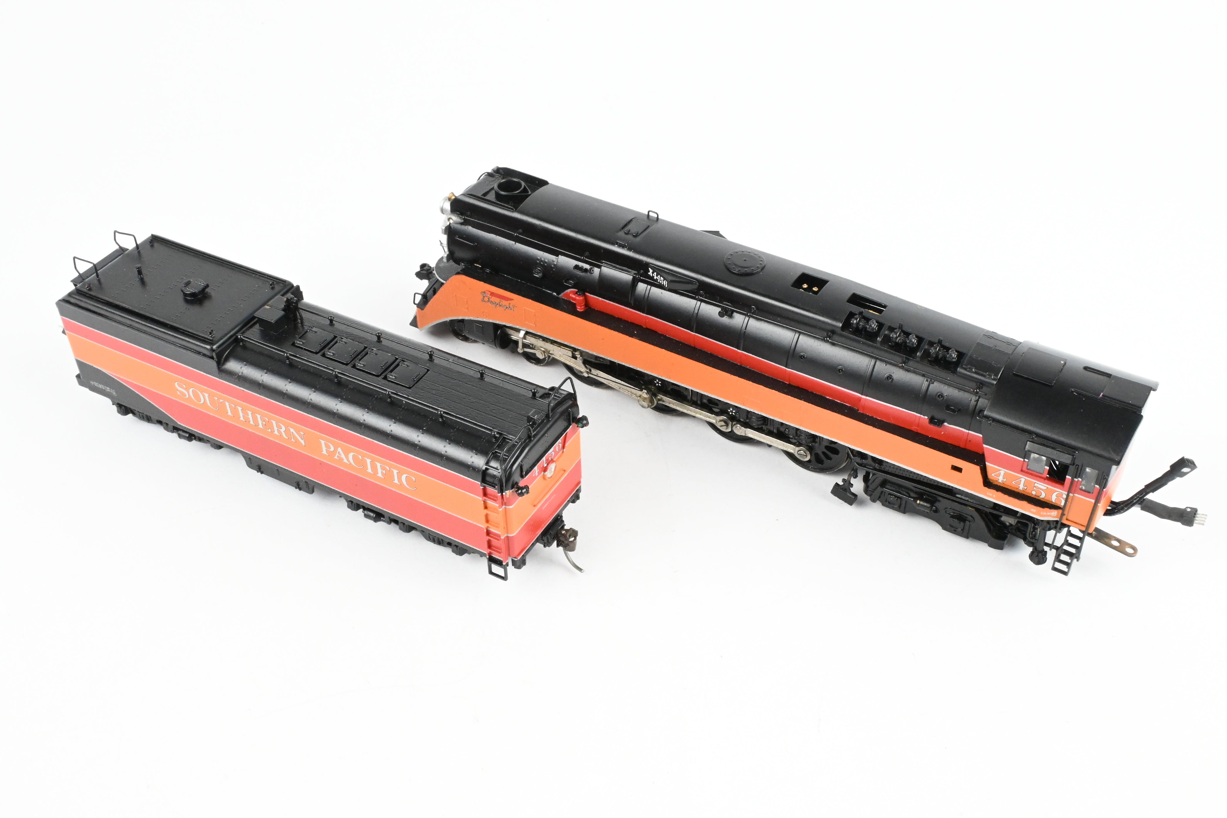 HO Scale Brass Model Train by Westside Model Co., Representing Southern Pacific Class GS - 4 4 - 8 - 4 Locomotive, Factory Painted in Daylight Scheme with #4456, Equipped with Tsunami2 DCC and Sound System