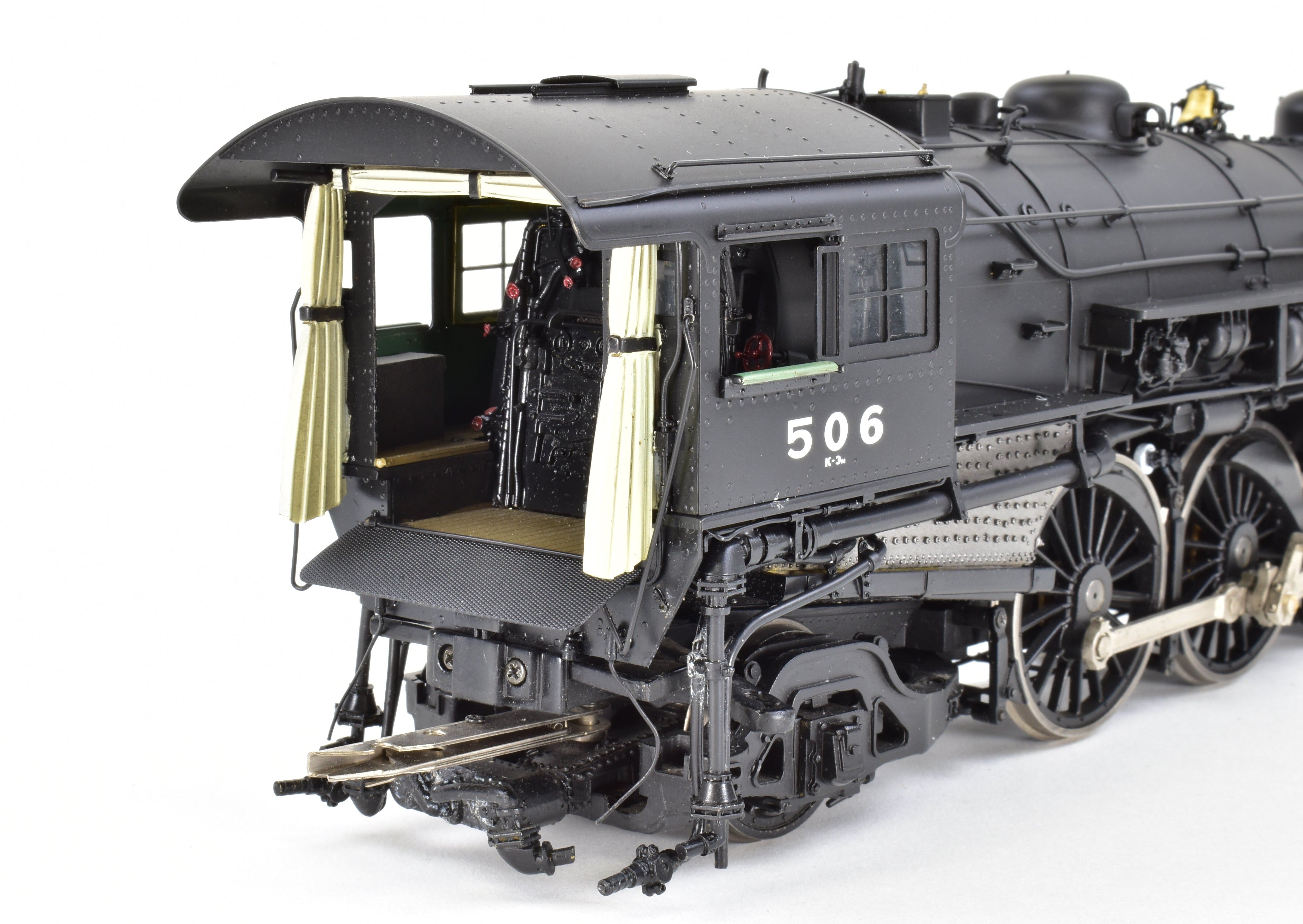 O Scale 1:48 Brass Steam Locomotive - Key Imports B&A - Boston & Albany K-3n 4-6-2 Pacific Factory Painted Model #506