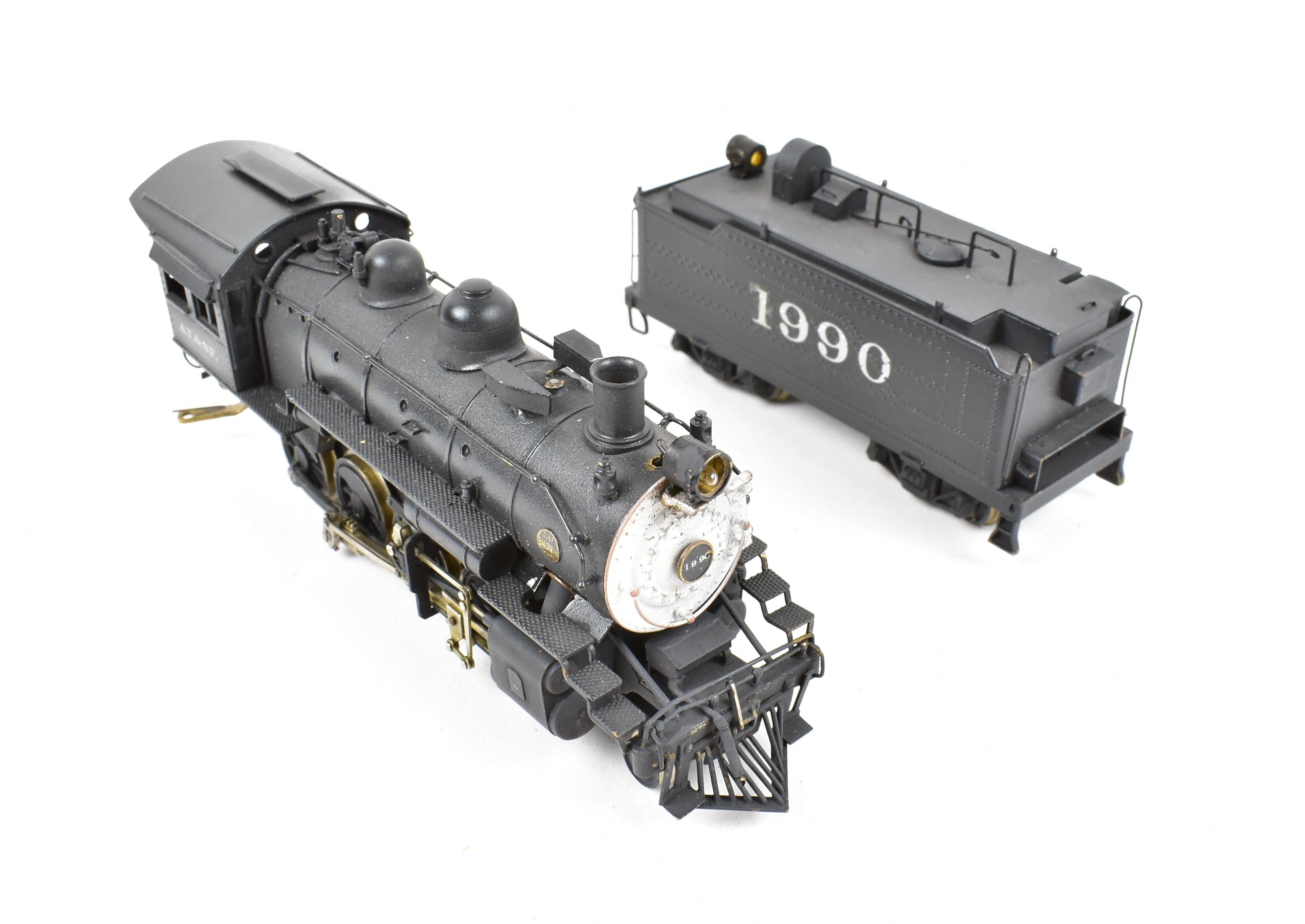 HO Brass PFM - United ATSF Santa Fe 2-8-0 Custom Painted with Can Motor & NWSL Gearbox Upgrade