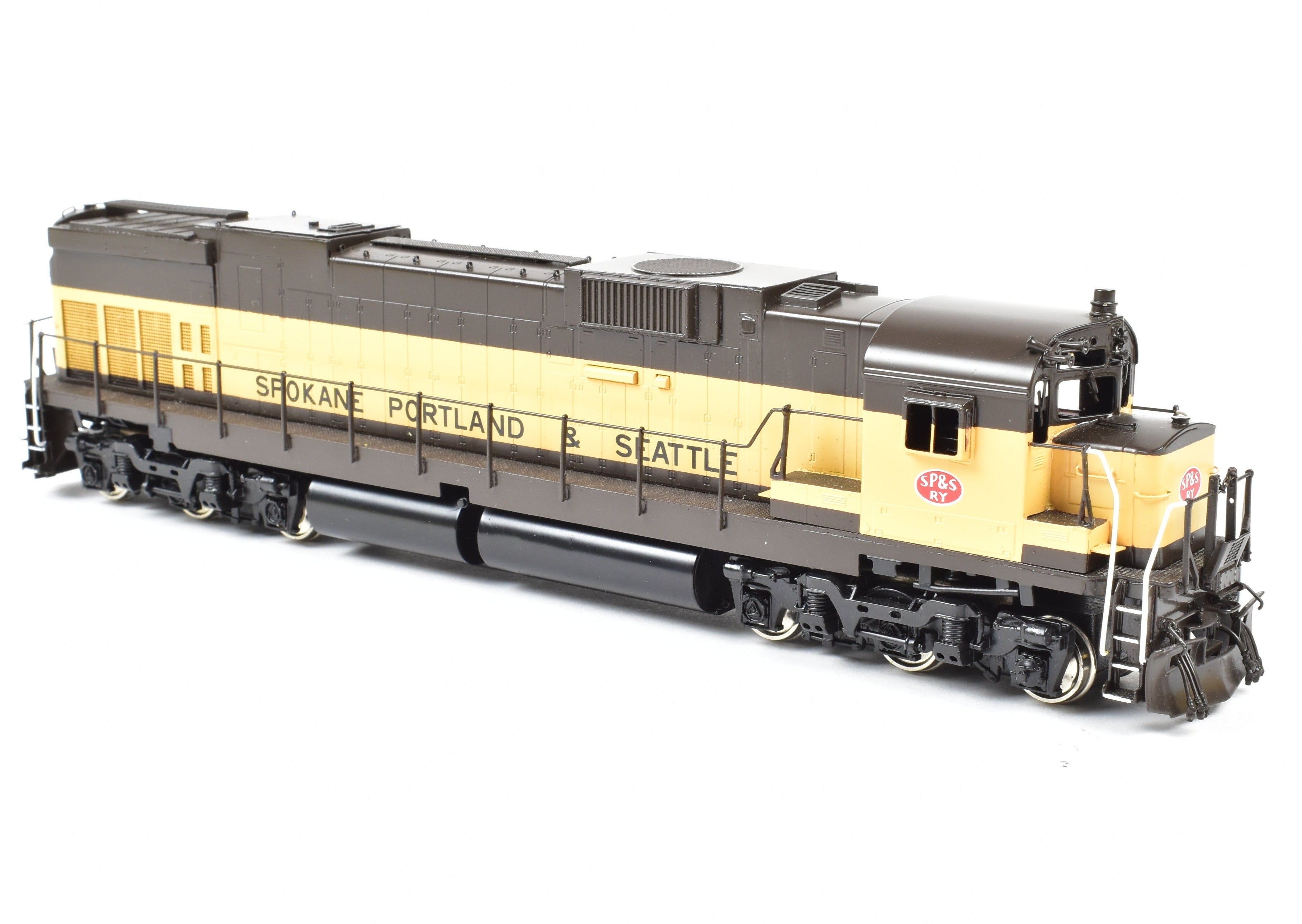 HO Scale Brass Model Train - Oriental Limited/Challenger Imports' Spokane, Portland & Seattle Alco C - 636 FP Un - numbered Locomotive