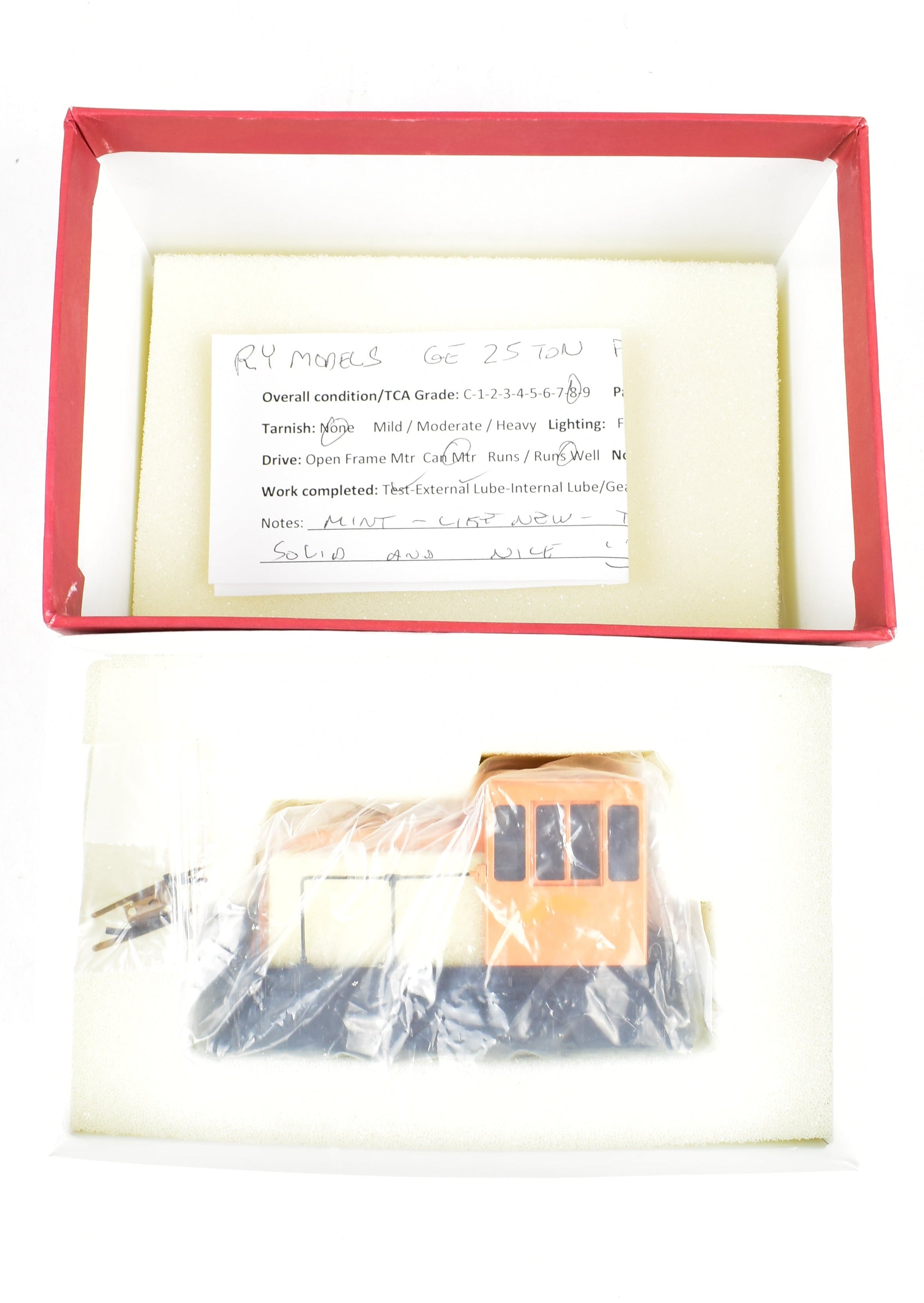 On3 Scale Brass Model Locomotive - Rich Yoder Models (RYM) GE 25 Ton Phase 3D Diesel Freight Locomotive