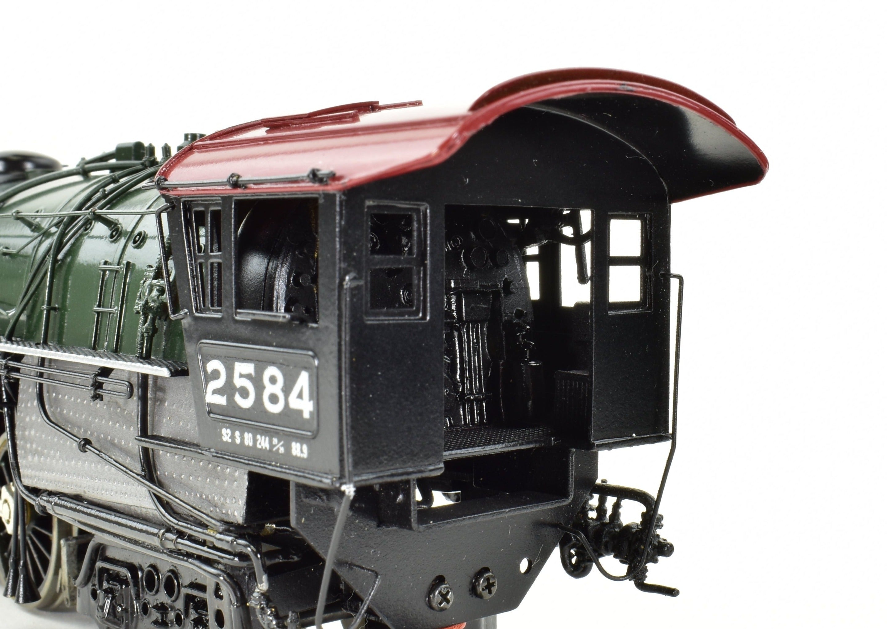 Rare 1987 HO Brass GN - Great Northern 4-8-4 Class S-2 Factory Painted Crown Model