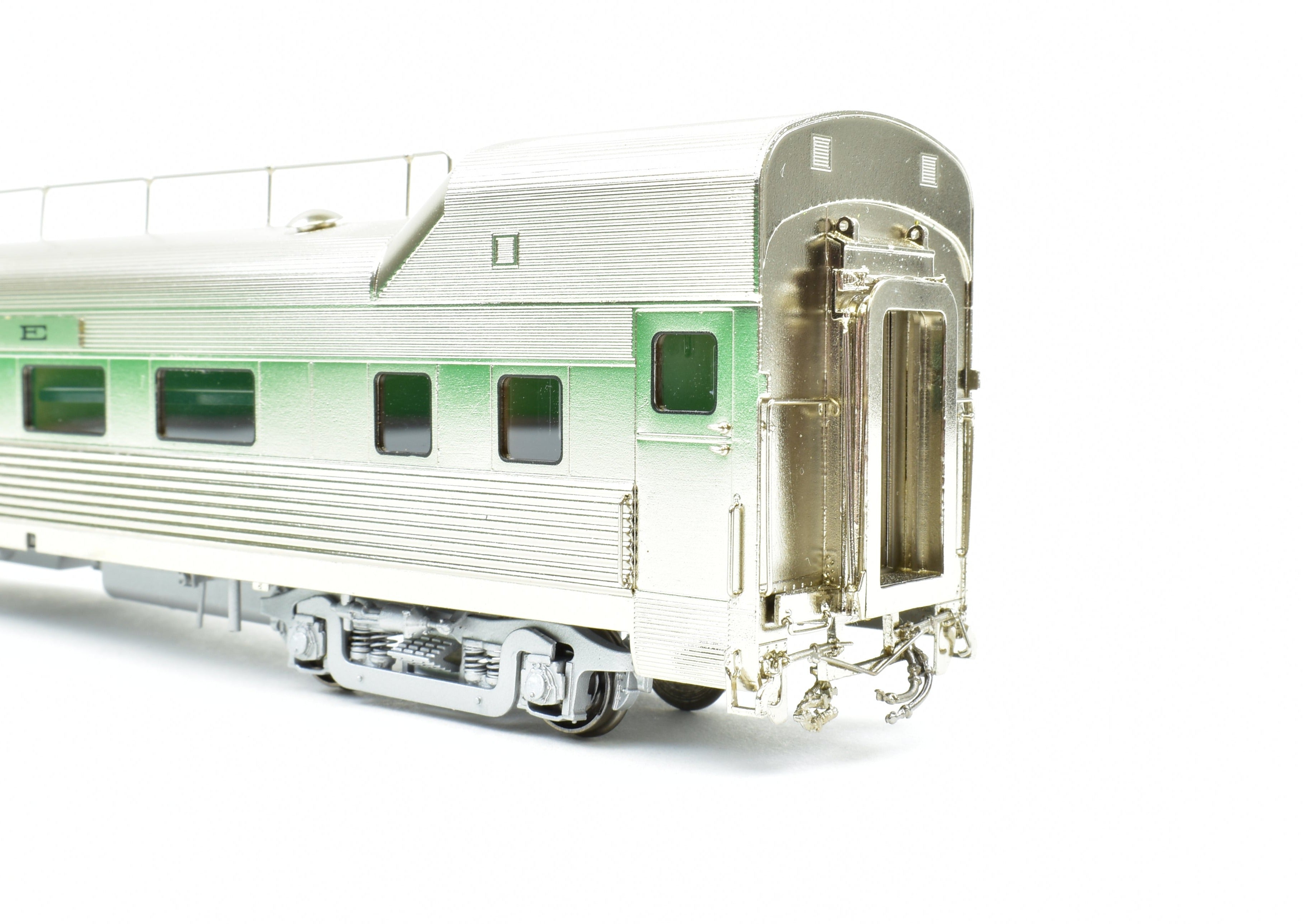 HO Scale Brass ATSF - Santa Fe Baggage Dorm Car #3480 by Overland Models