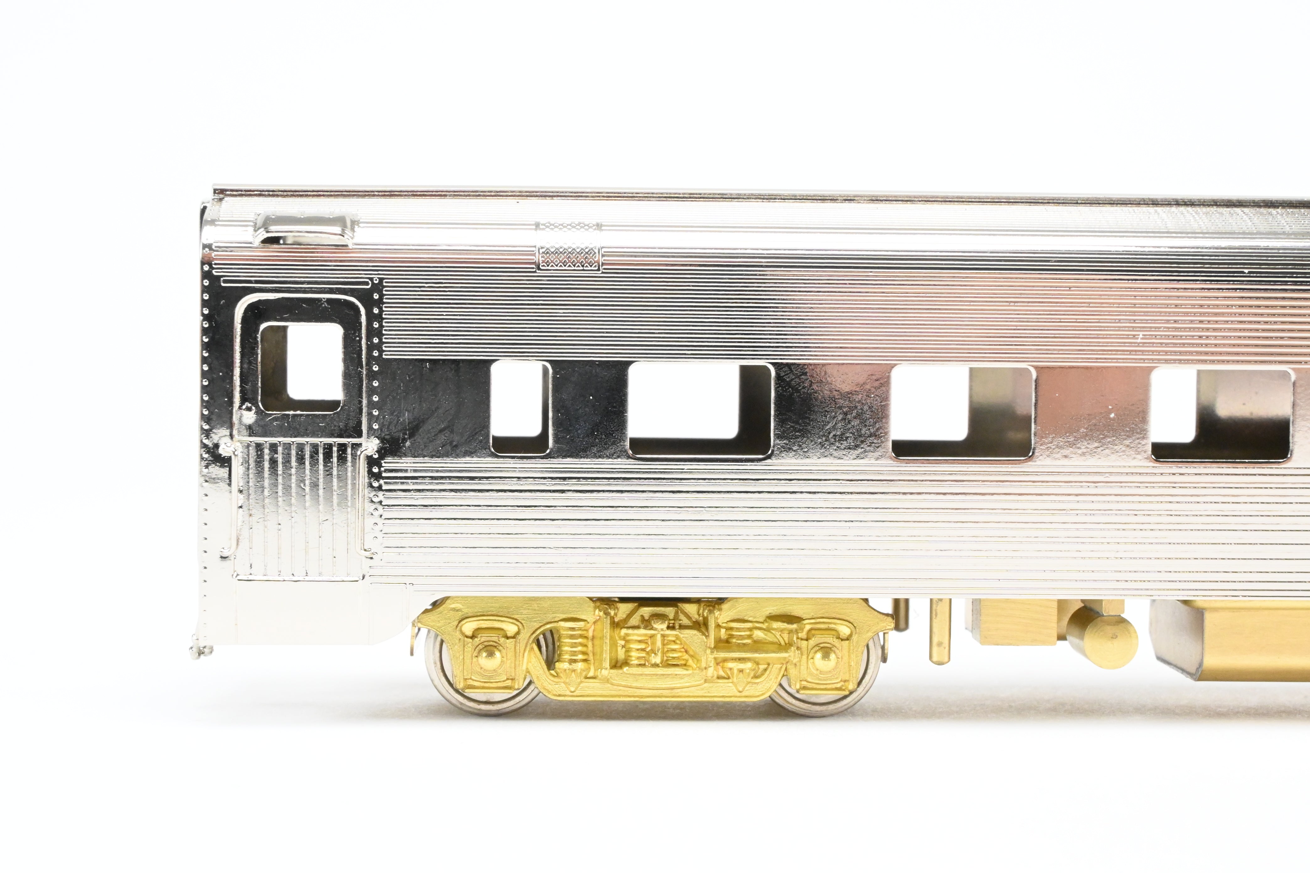HO Scale Brass Cascade Models AT&SF - Santa Fe Budd Pine Series 10RMT - 6DBR Non - Skirted Sleeper Model Train Car