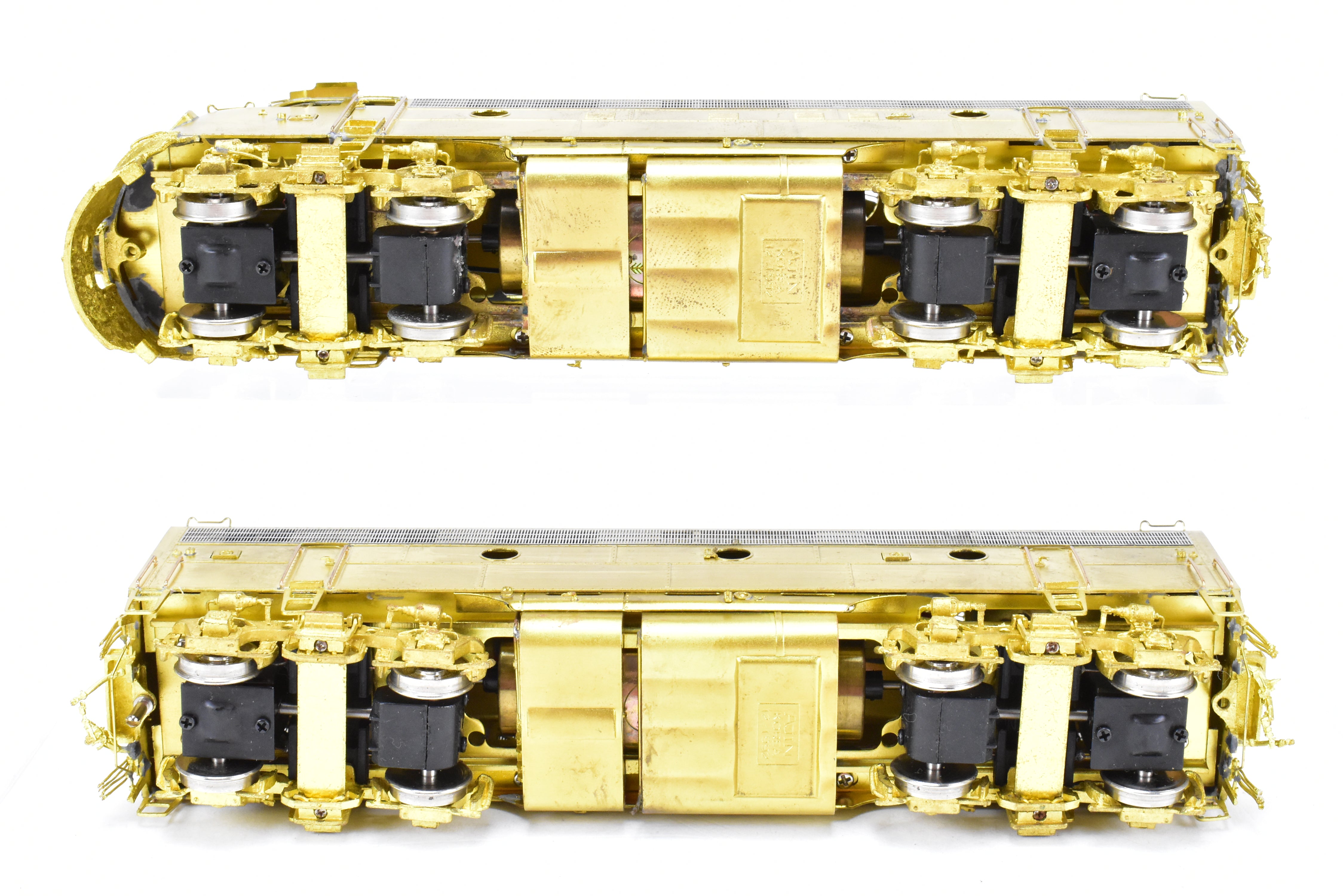 HO Scale Brass Model Train Set by Overland Models Inc. - Union Pacific EMD F7 A/B Freight Locomotives from the Late 1950's Era