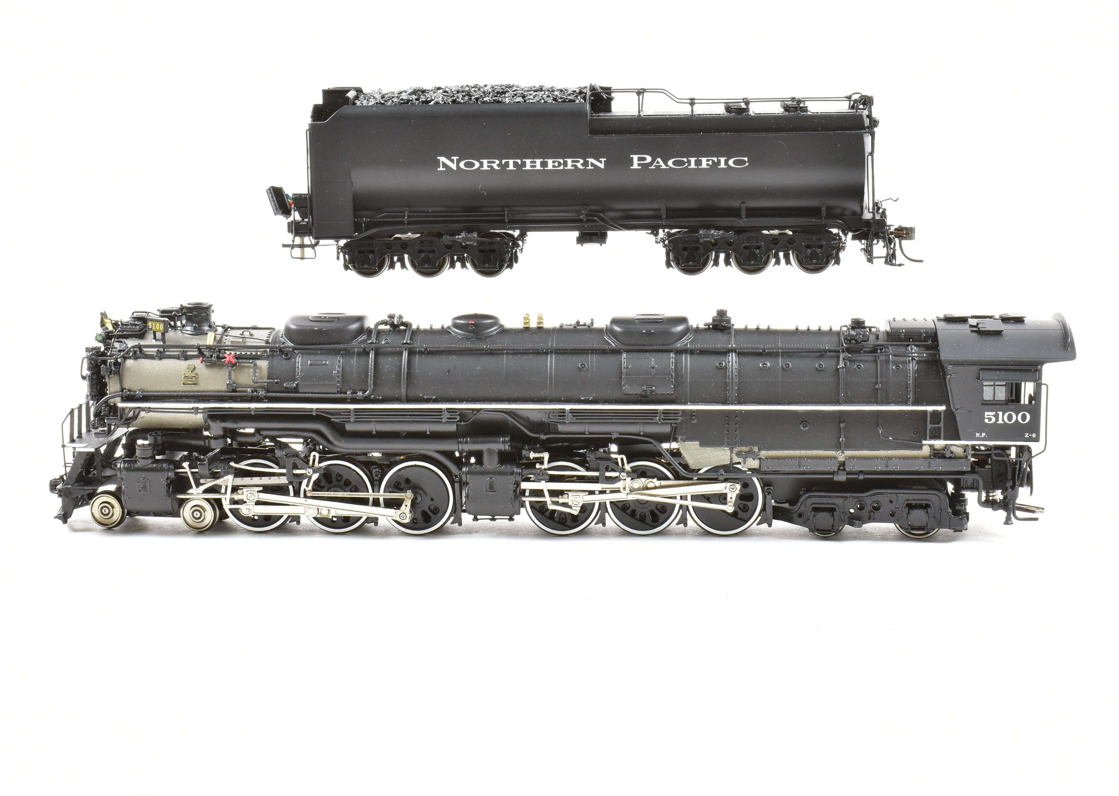 HO Brass Sunset Models Northern Pacific Z - 6 4 - 6 - 6 - 4 Challenger 5100 with QSI DCC & Sound
