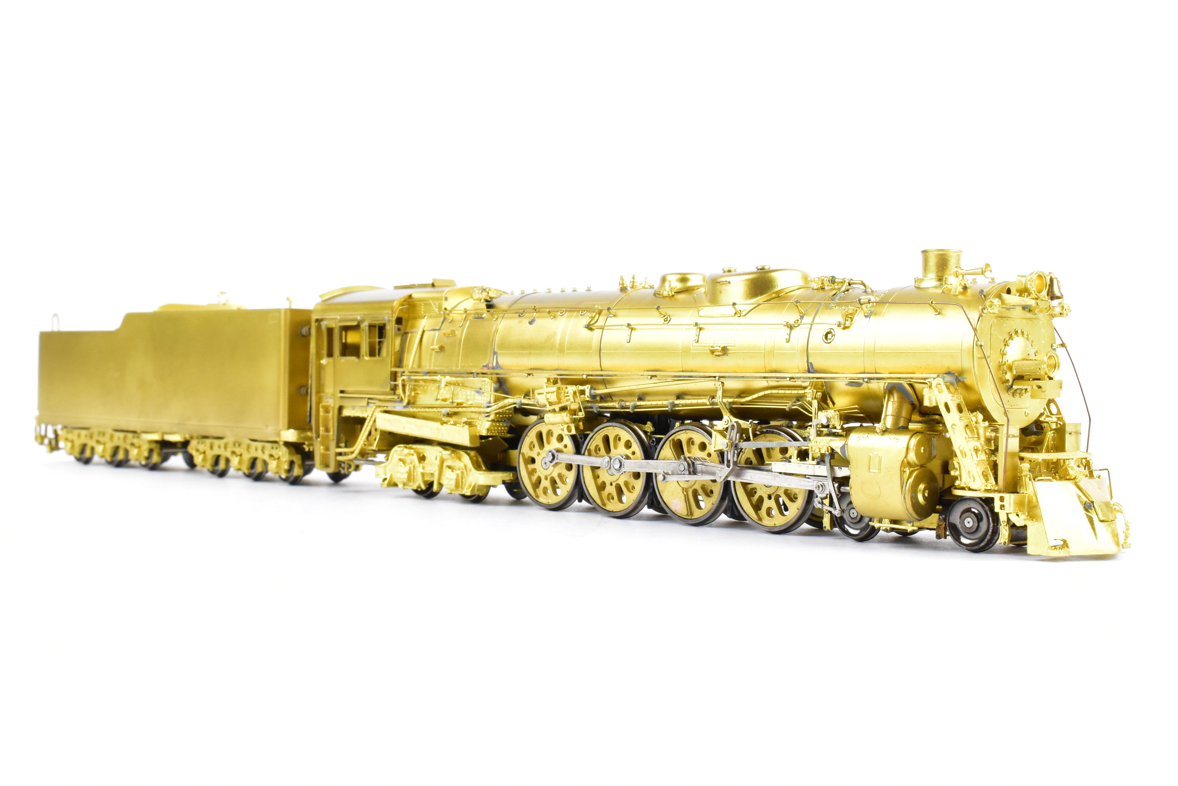 HO Scale Brass Model Train - Overland Models, Inc. MILW - Milwaukee Road S2a Class 4-8-4 Steam Locomotive with Squared Boiler Front, as Rebuilt, Close Domes