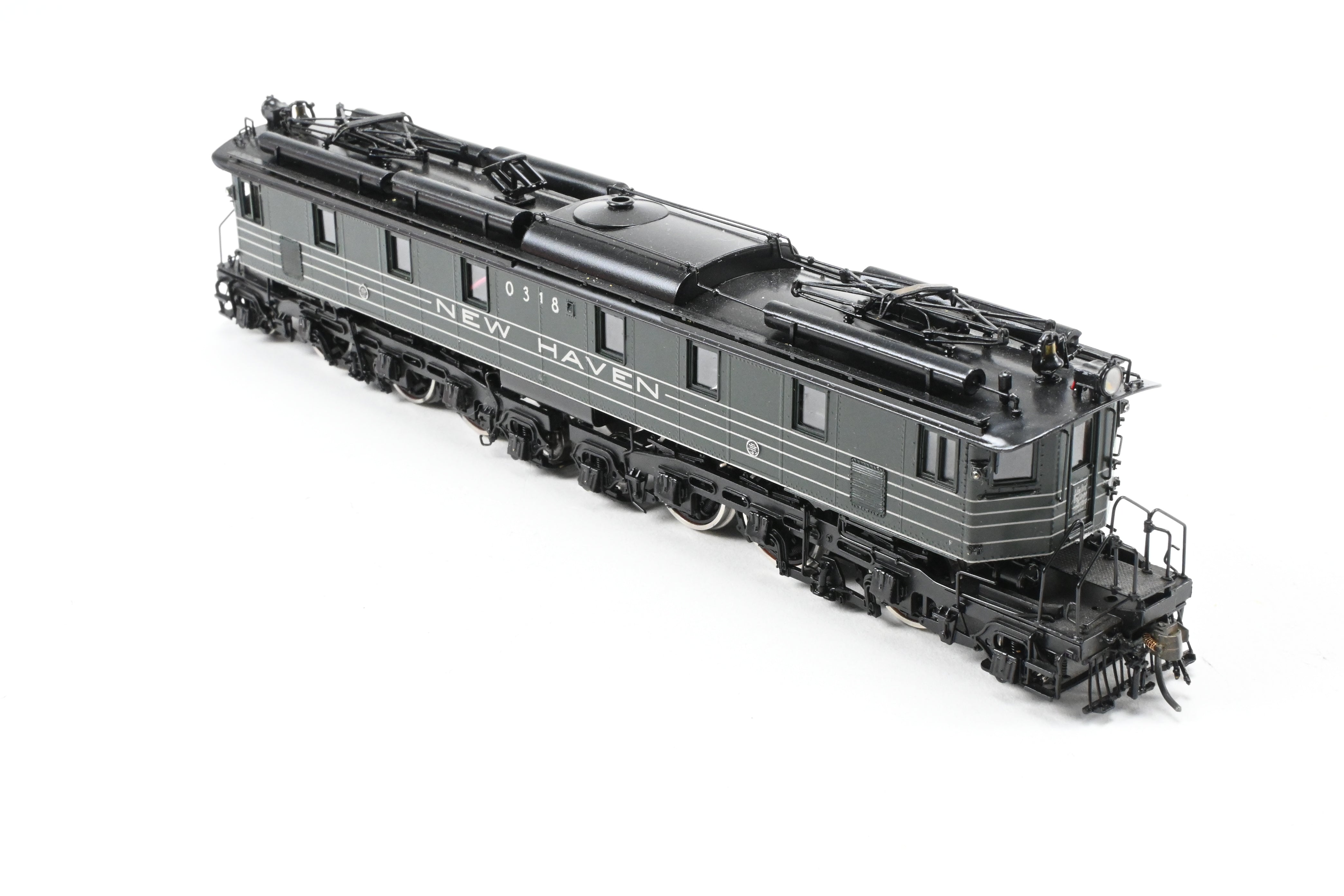 HO Brass CON Railworks NH New Haven EP - 2 Box Cab Electric FP 0318 w/ Tsunami2 DCC & Sound, Minor Damage