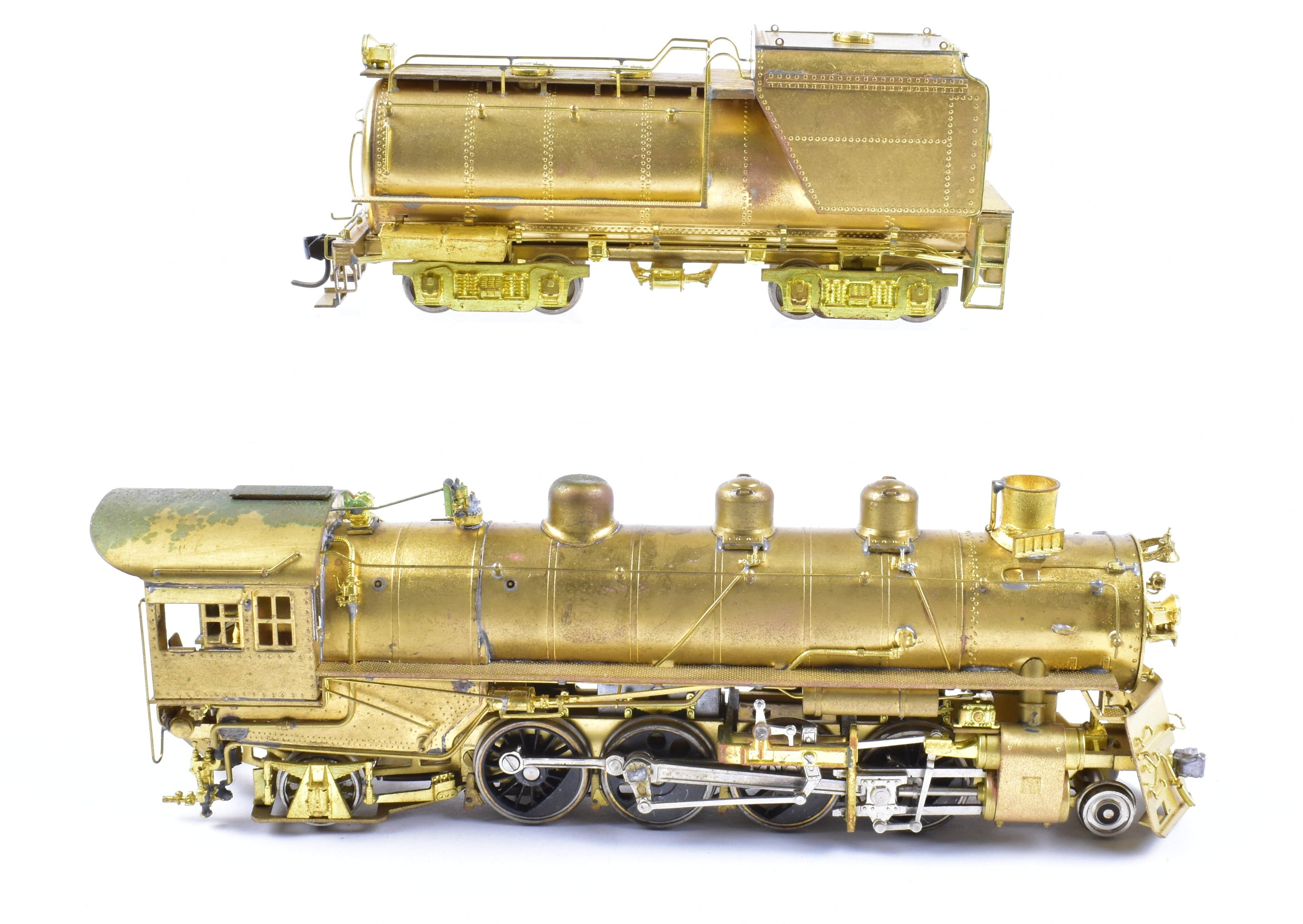 HO Scale Brass Balboa Union Pacific MK - 6 2 - 8 - 2 Mikado Steam Locomotive Snow Plow Pilot Model