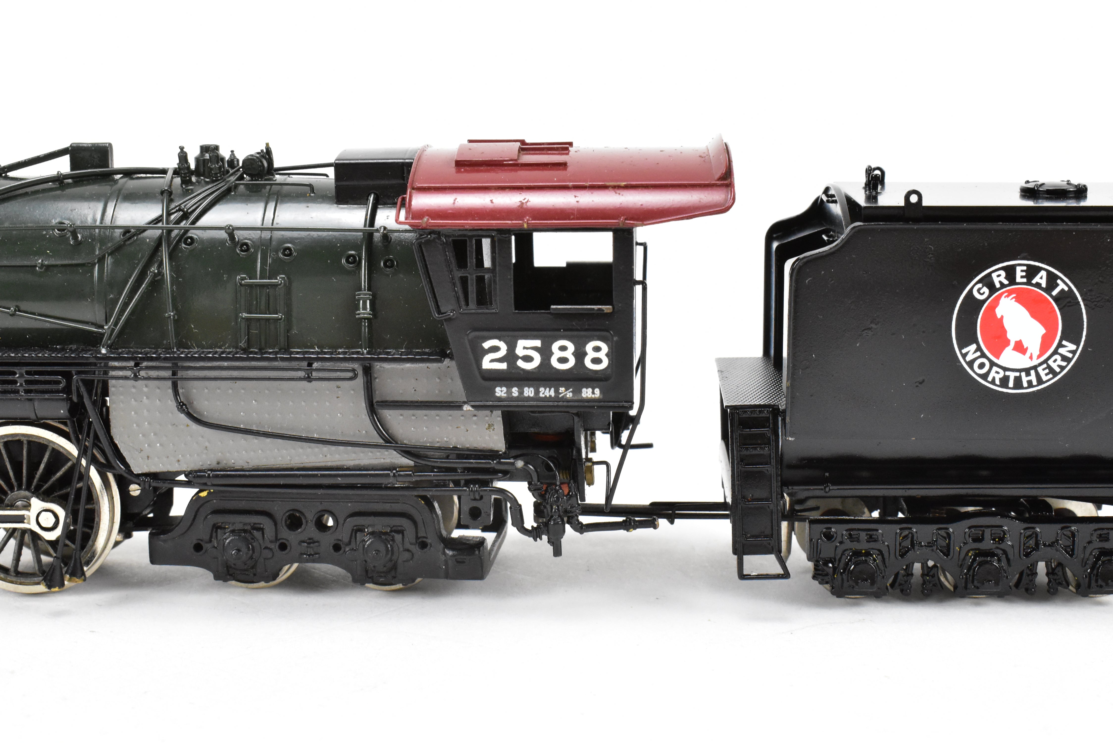 1976 HO Brass Tenshodo GN Crown Series Great Northern 4-8-4 S-2 FP No. 2588