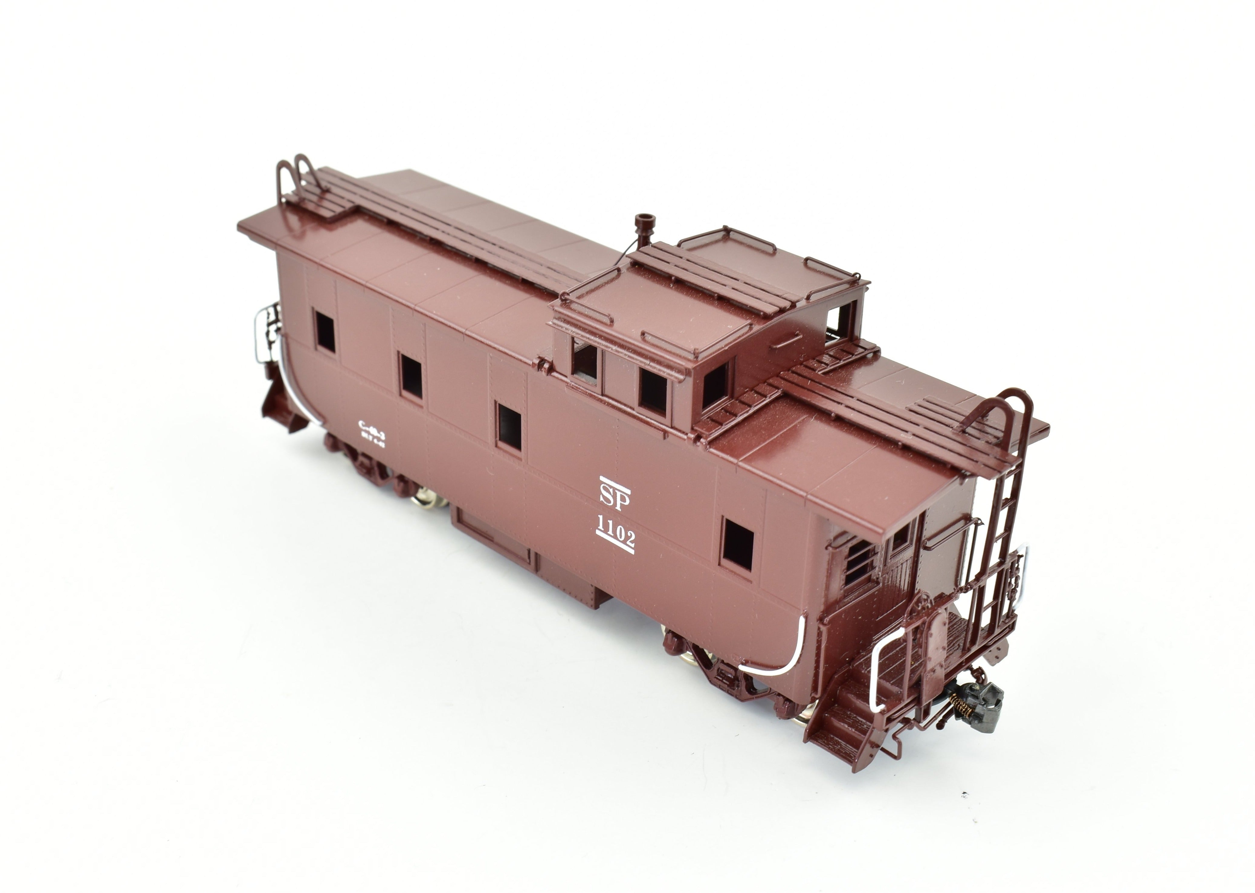 HO Scale Brass Precision Scale Co. Model of Southern Pacific C - 40 - 3 Steel Cupola Caboose with FP Design