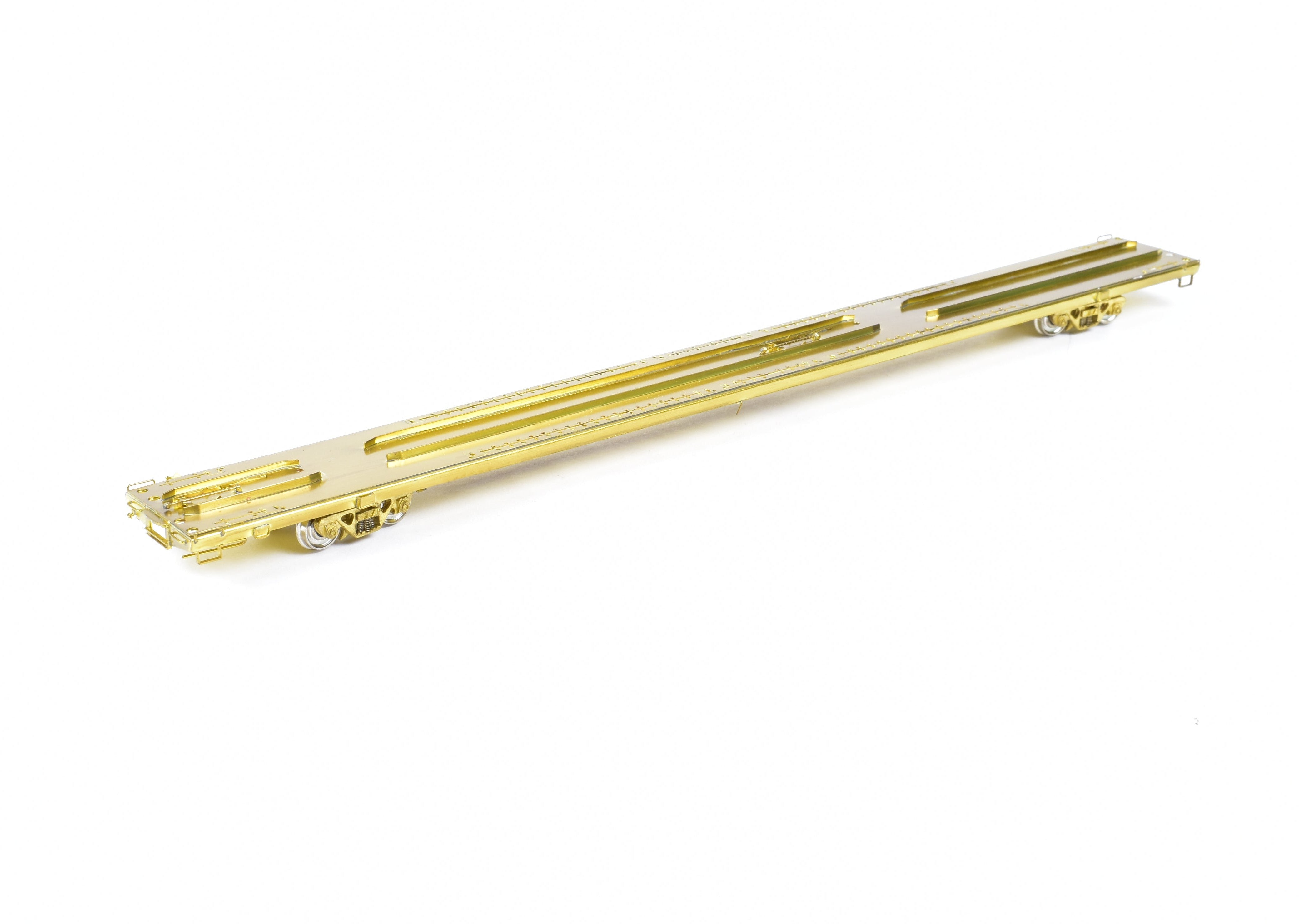 HO Scale Brass OMI - Overland Models, Inc. Maine Central (MEC) TOFC Trailer Train Flat Car Measuring 89 Feet and 4 Inches