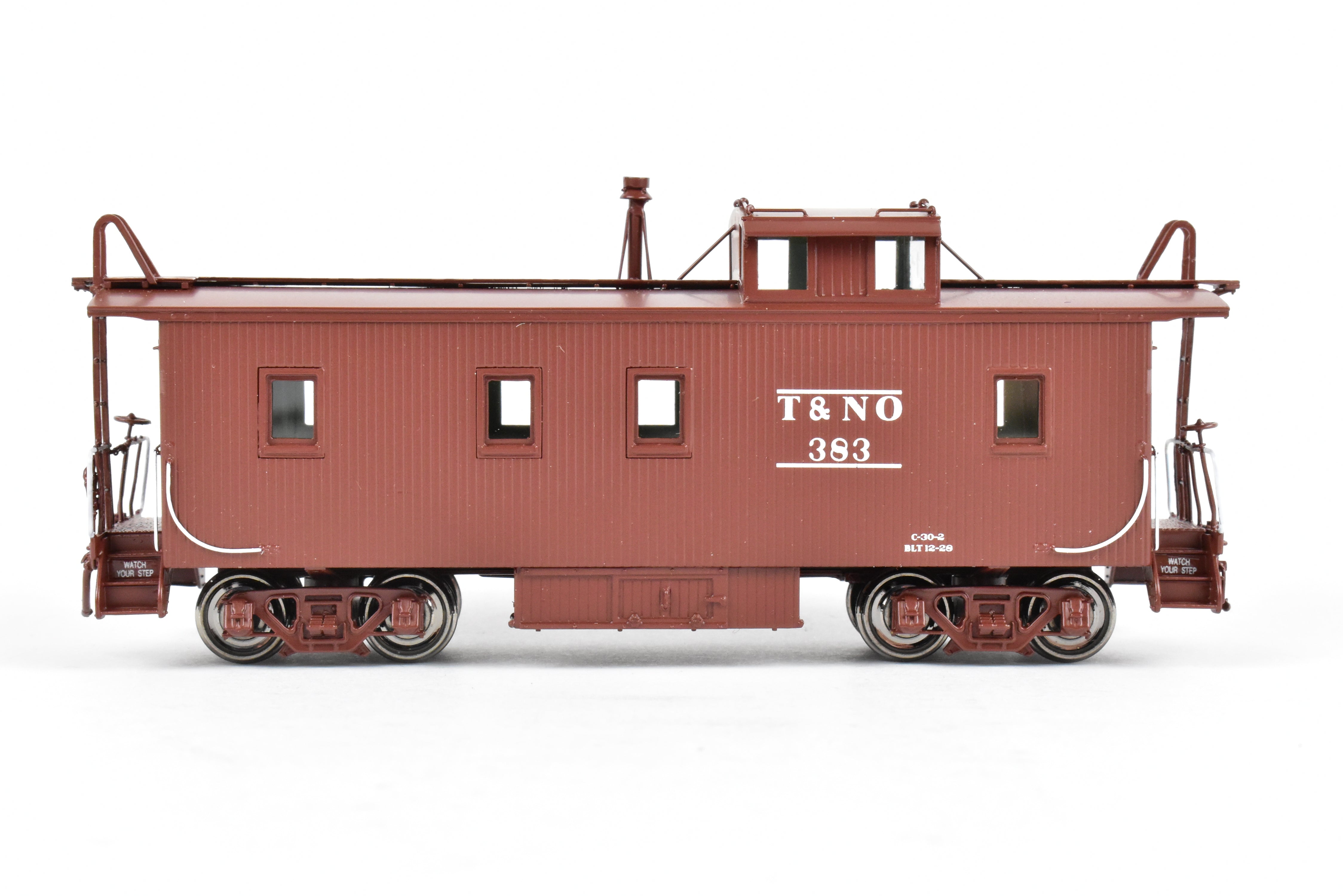 HO Scale Brass CIL Challenger Imports T&NO C-30-2 Wood Side Caboose #383