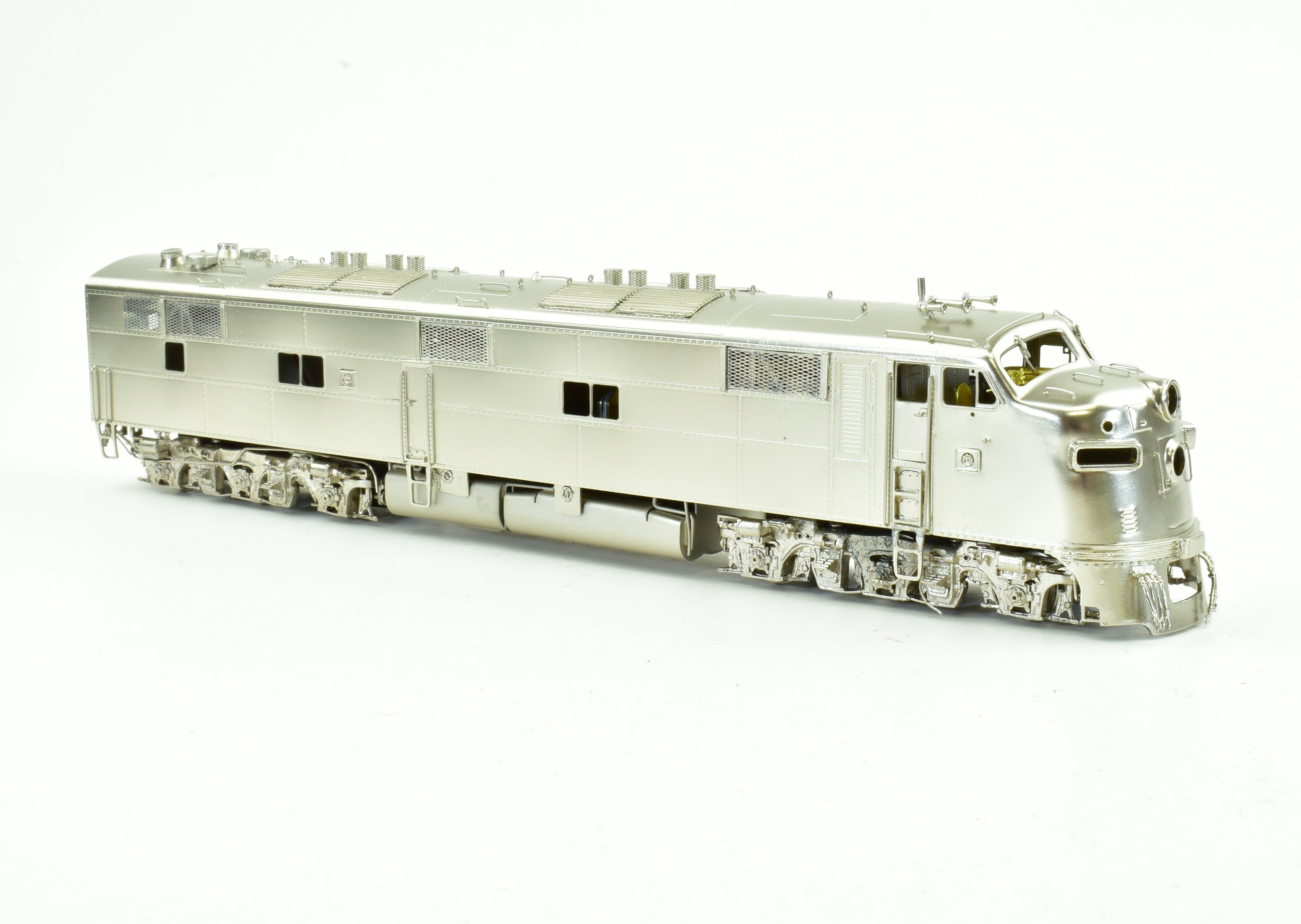 HO Scale Brass Model Train - Overland Models, Inc. CB&Q - Burlington Route EMD E7A Factory Plated Locomotive from 1966 Era