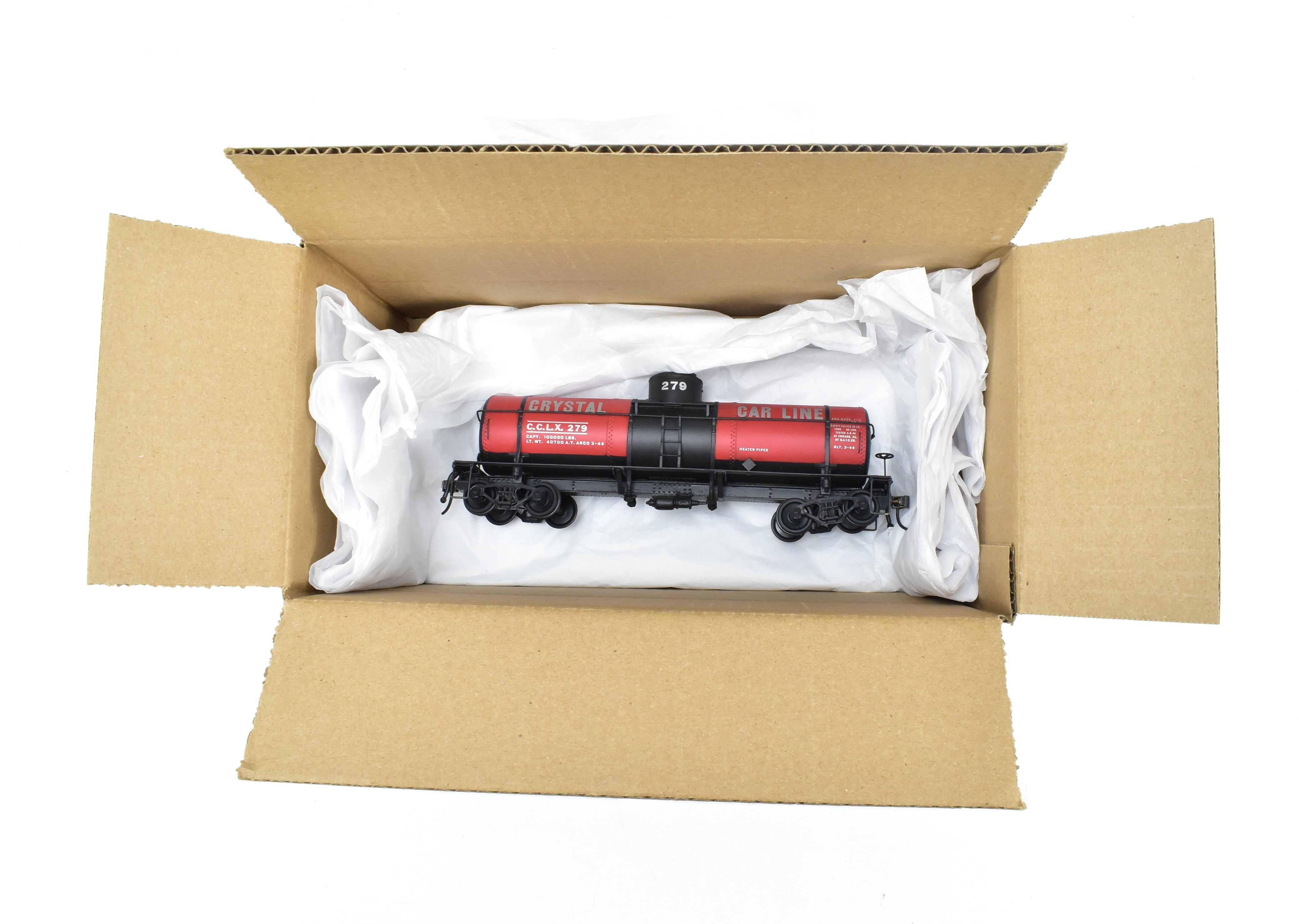 O Scale Brass Single-Dome Tank Car CP CCLX 279, Custom Painted, No Original Box