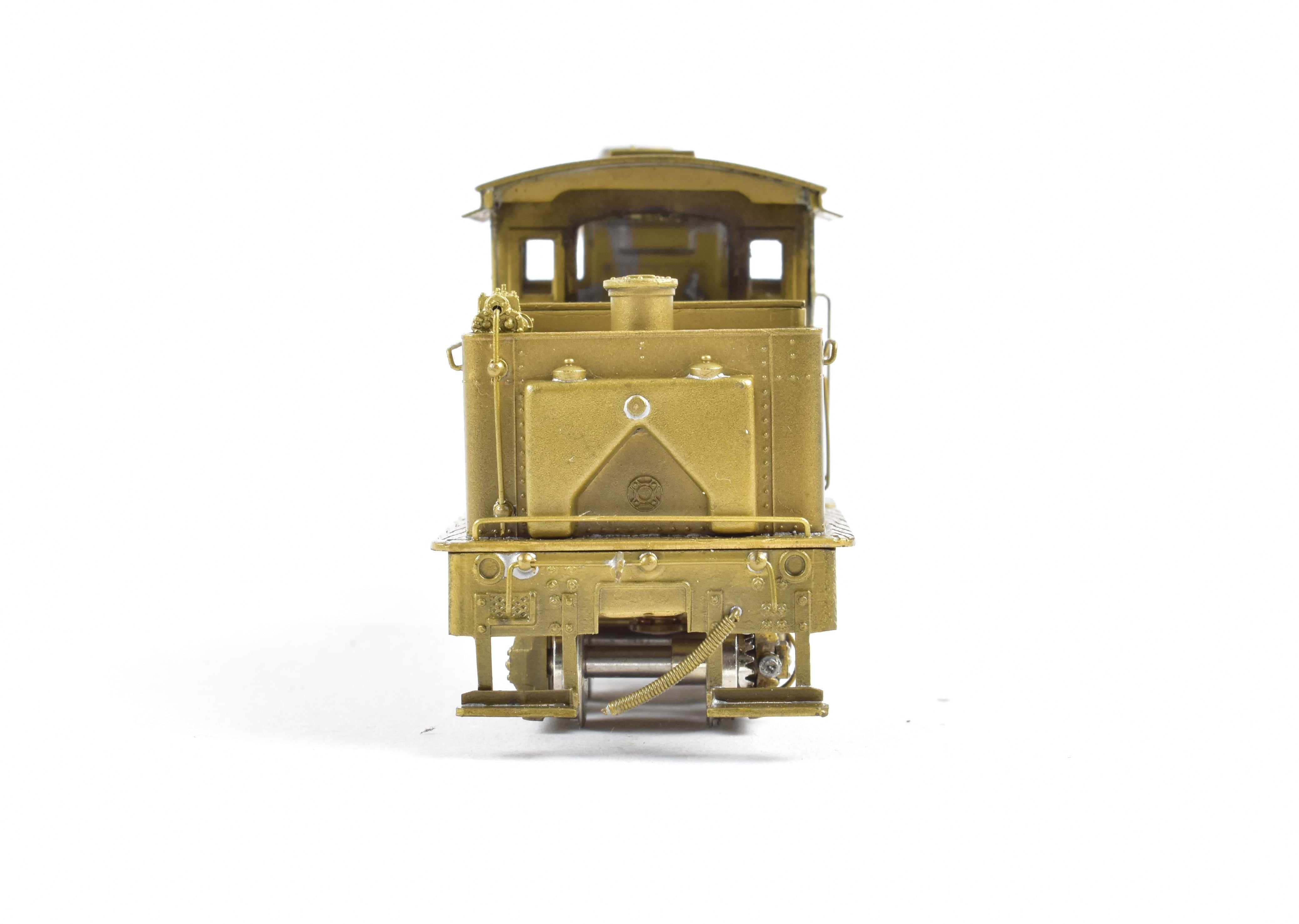 HOn3 Scale Brass Model Train - Pacific Fast Mail (PFM) - United Cowichan Railroad 25 - ton Shay Locomotive