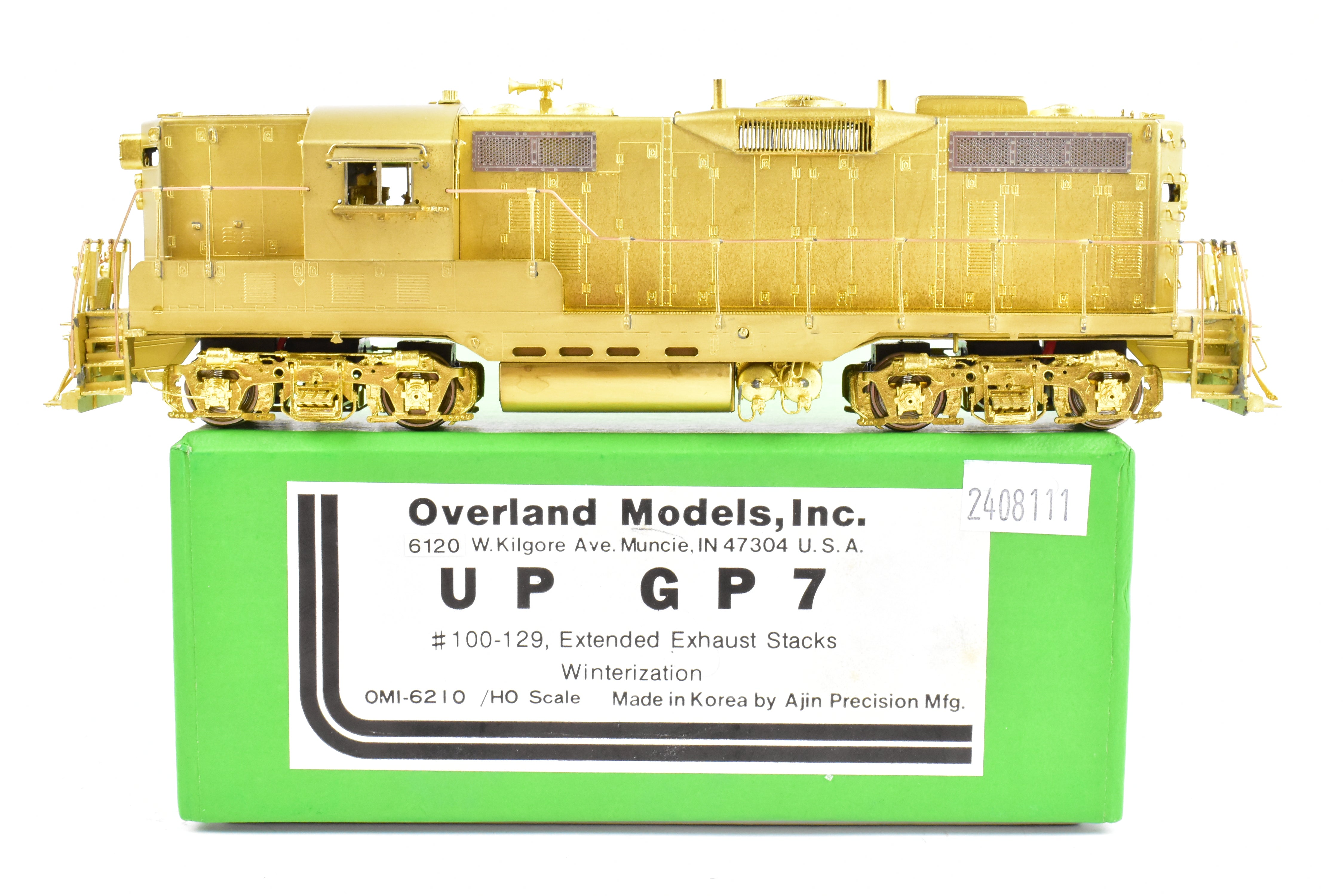 HO Brass OMI UP Union Pacific EMD GP7 #100 - 129 with Extended Exhaust & Winterization Hatch