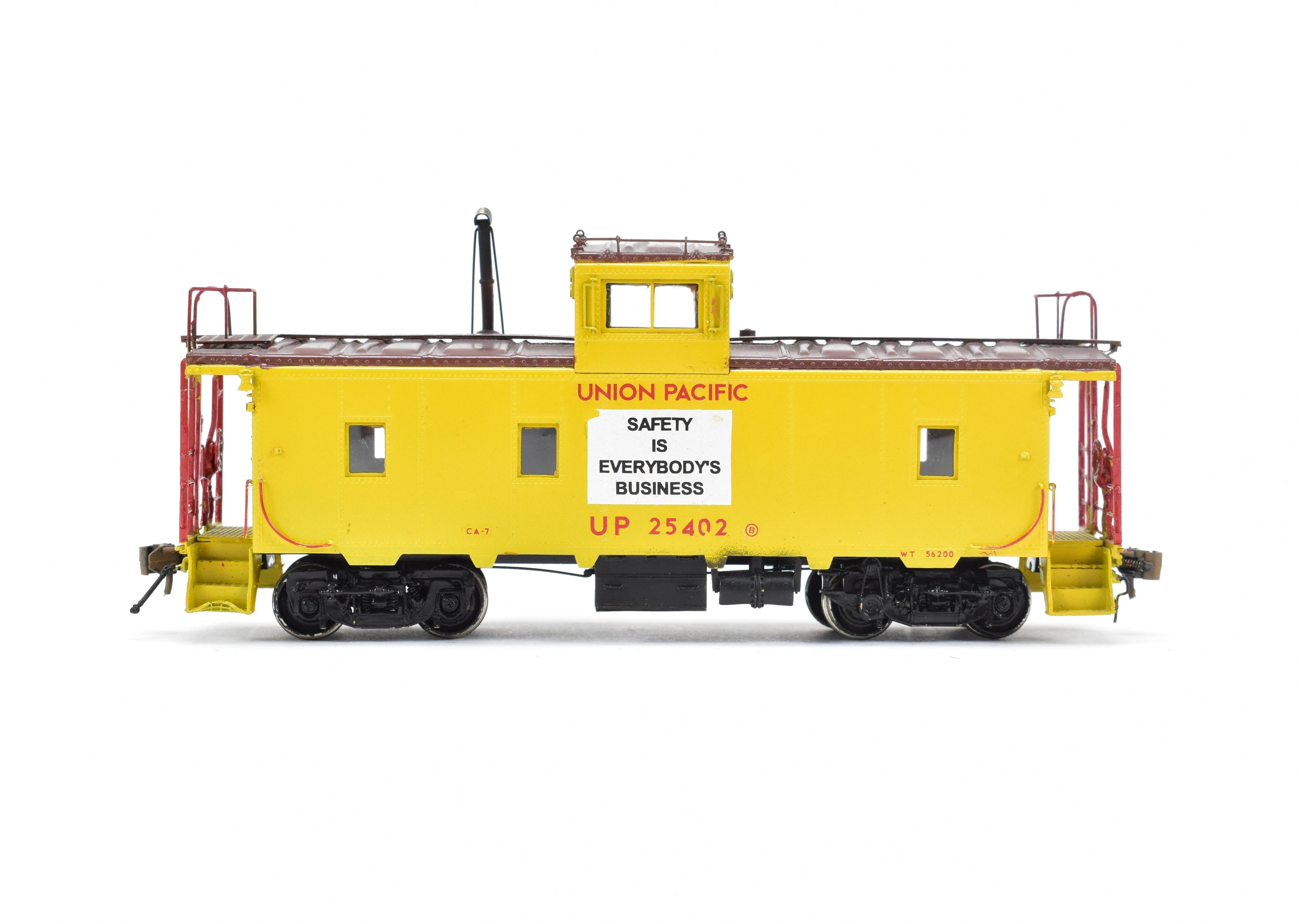 HO Brass OMI UP Union Pacific CA - 7 Custom - Painted Caboose by Overland Models