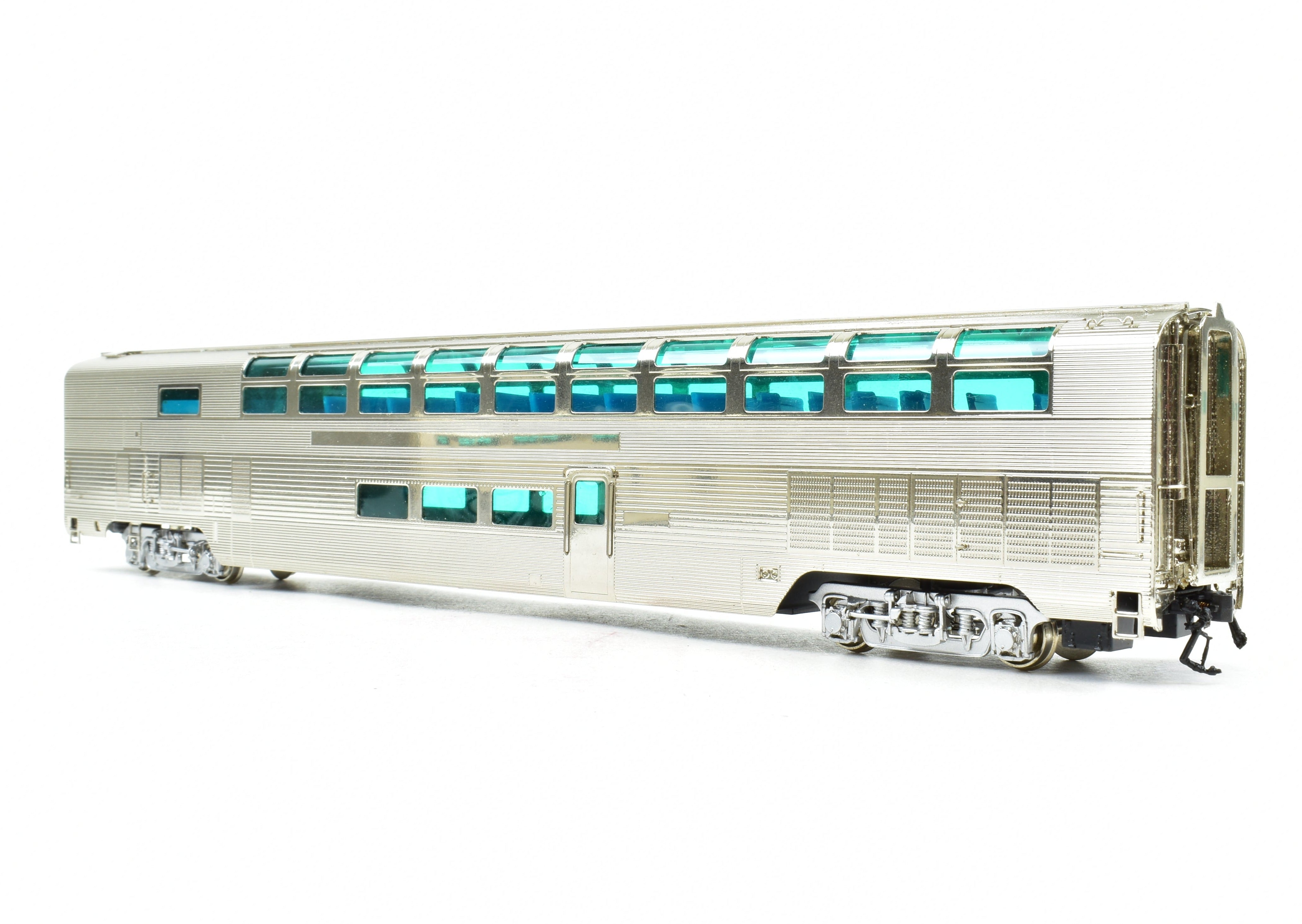 HO Brass CON Hallmark Models ATSF Santa Fe High-Level 6-Car Super Crown Special Revised Set