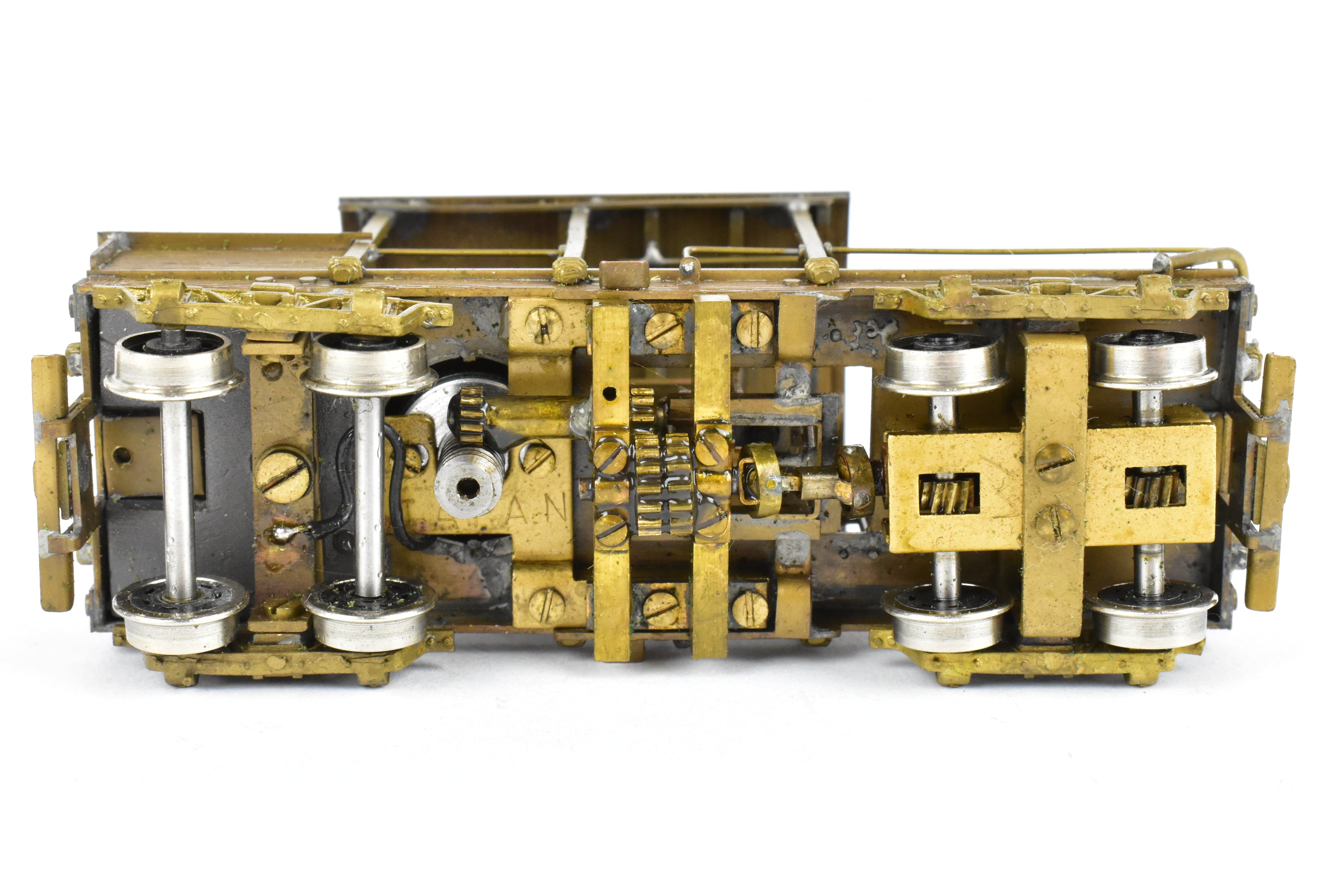 HO Scale Brass NWSL 12-Ton Climax Vertical Boiler Logging Locomotive