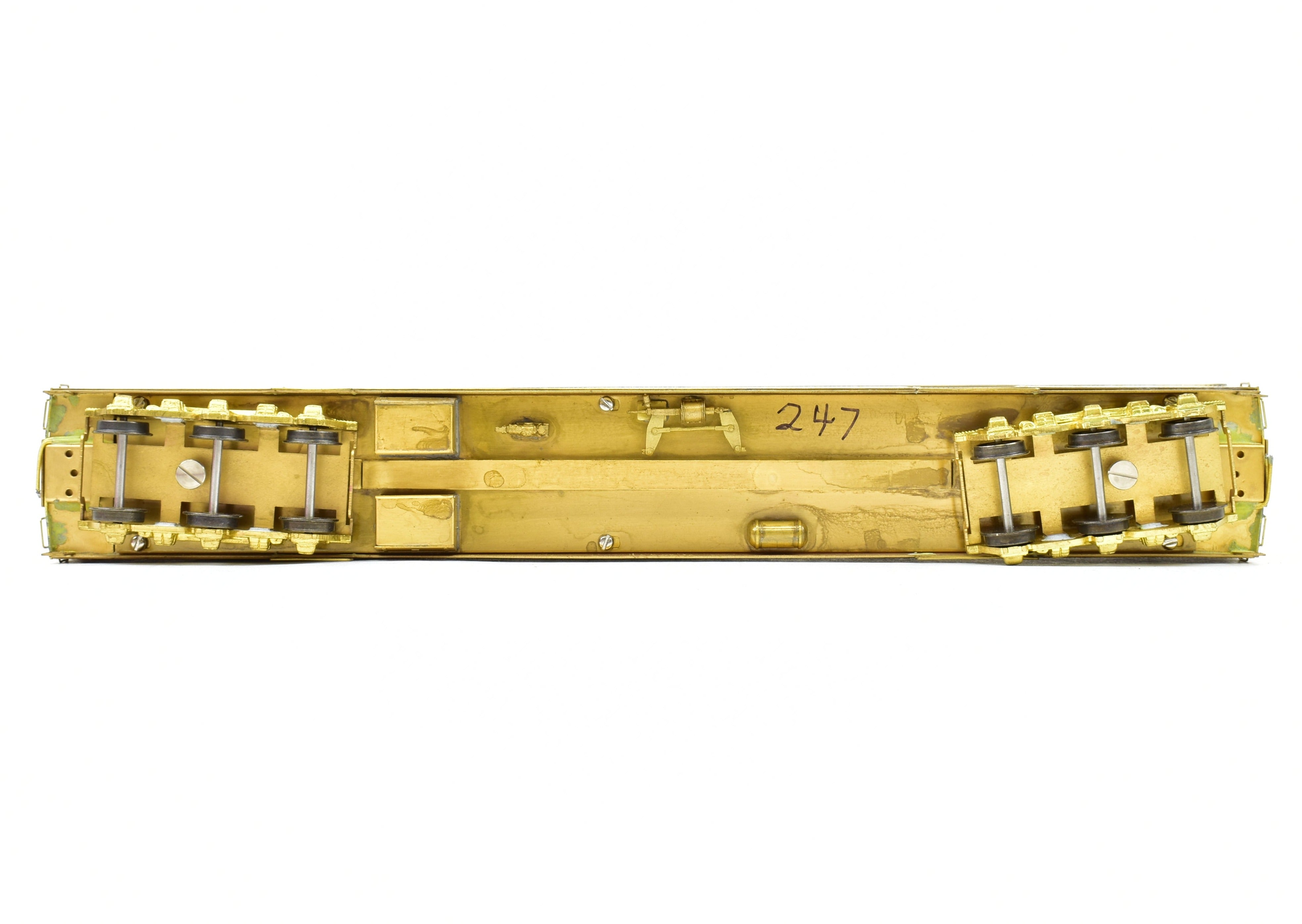 HO Scale Brass Hi-Country ATSF Santa Fe Baggage Express Car #257