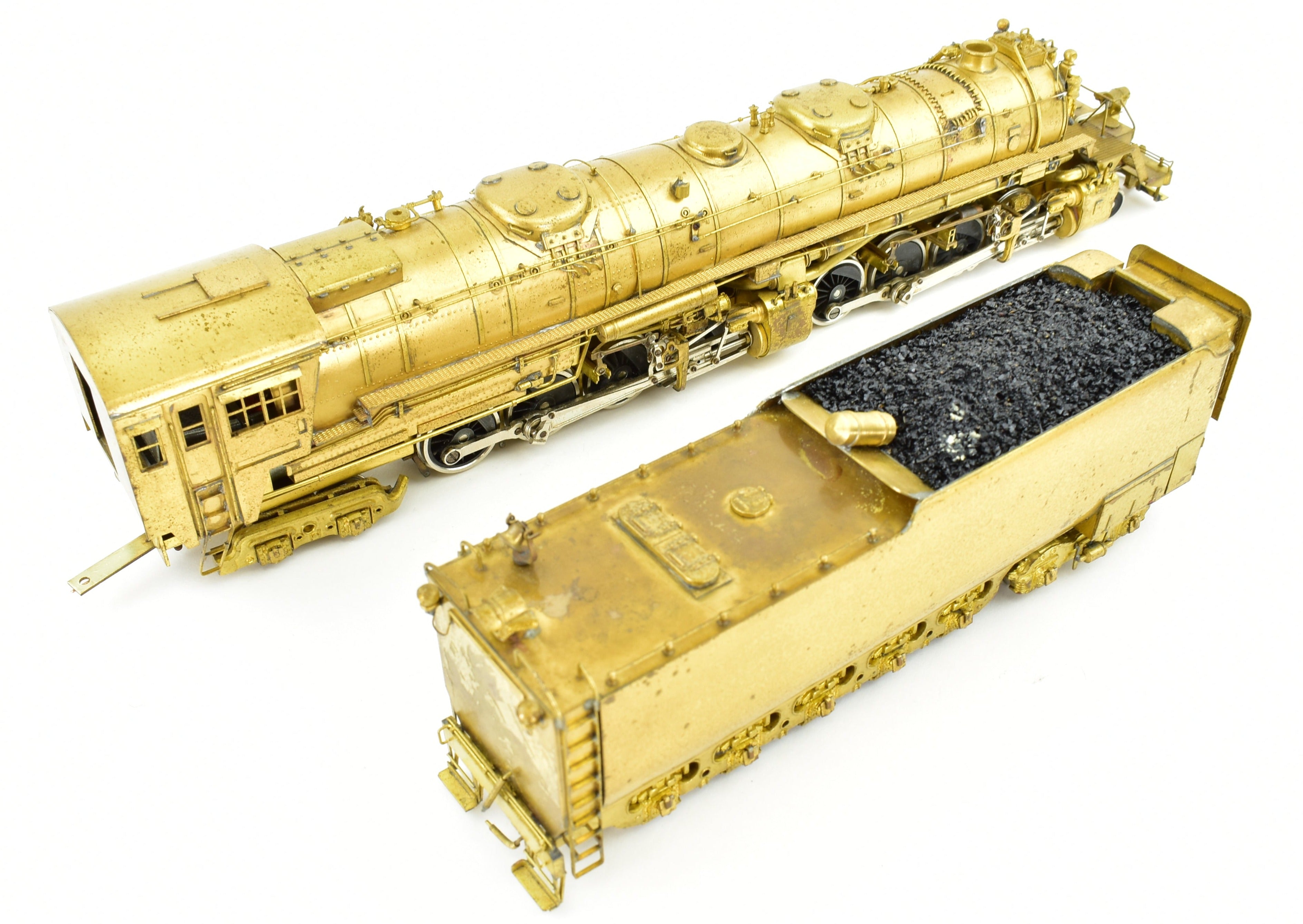 HO Scale Brass Pacific Fast Mail (PFM) Model - Toby Brand Duluth, Missabe, & Iron Range 2-8-8-4 Yellowstone Steam Locomotive Handcrafted in 1960