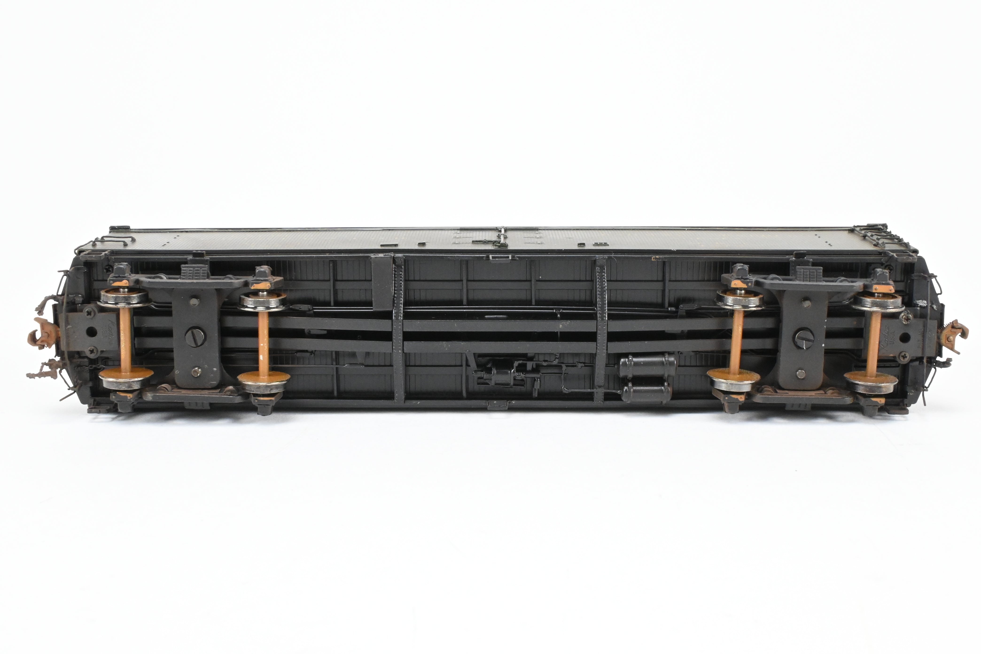 HO Scale Brass Precision Scale Co. Missouri Kansas Texas BR Class 53' 6 Reefer with Miner Brake System and FP - A High - Quality Model for Rolling Stock Fleet
