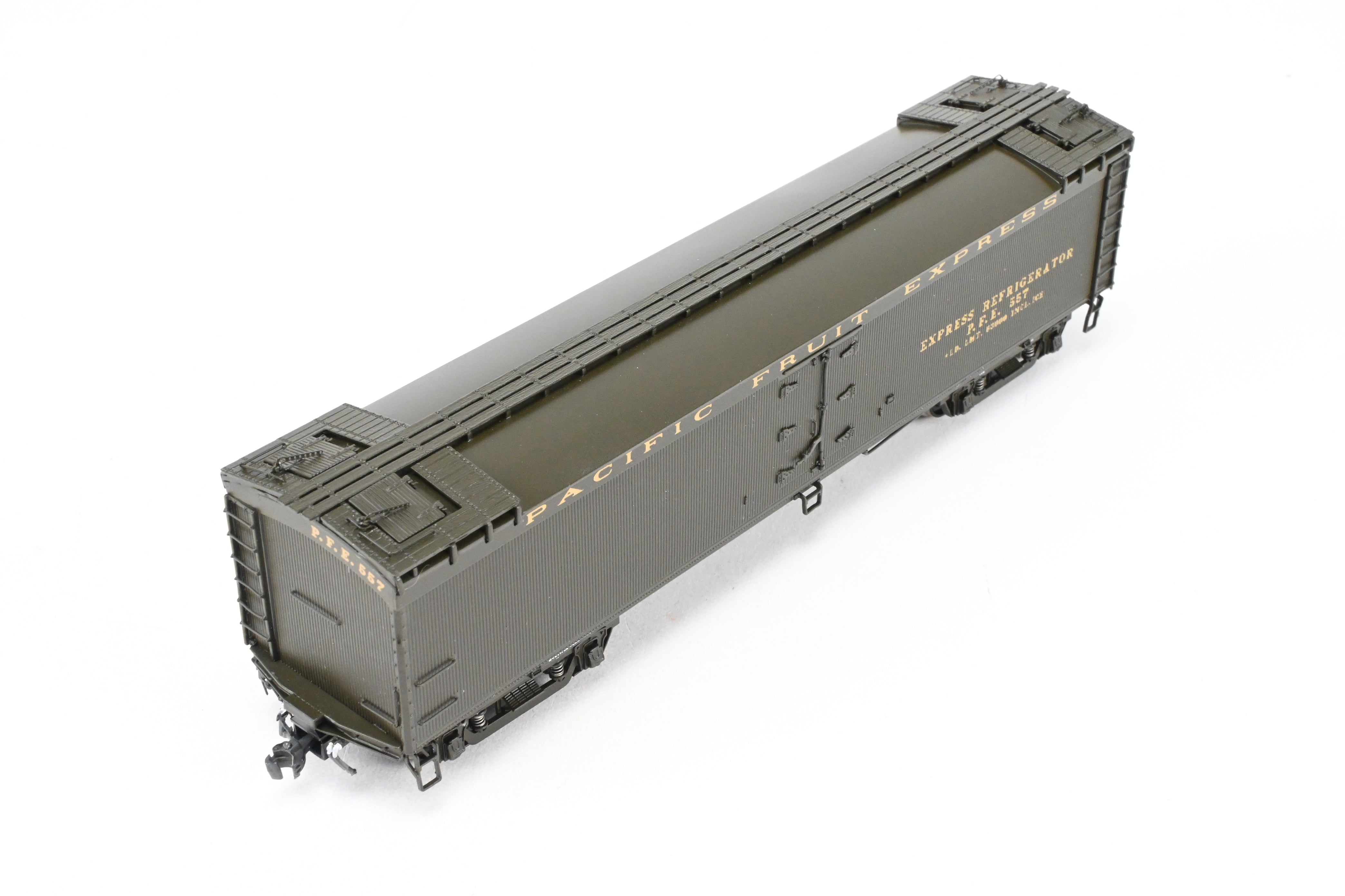 HO Brass Challenger Imports PFE Pacific Fruit Express Early Refrigerator Car FP #557