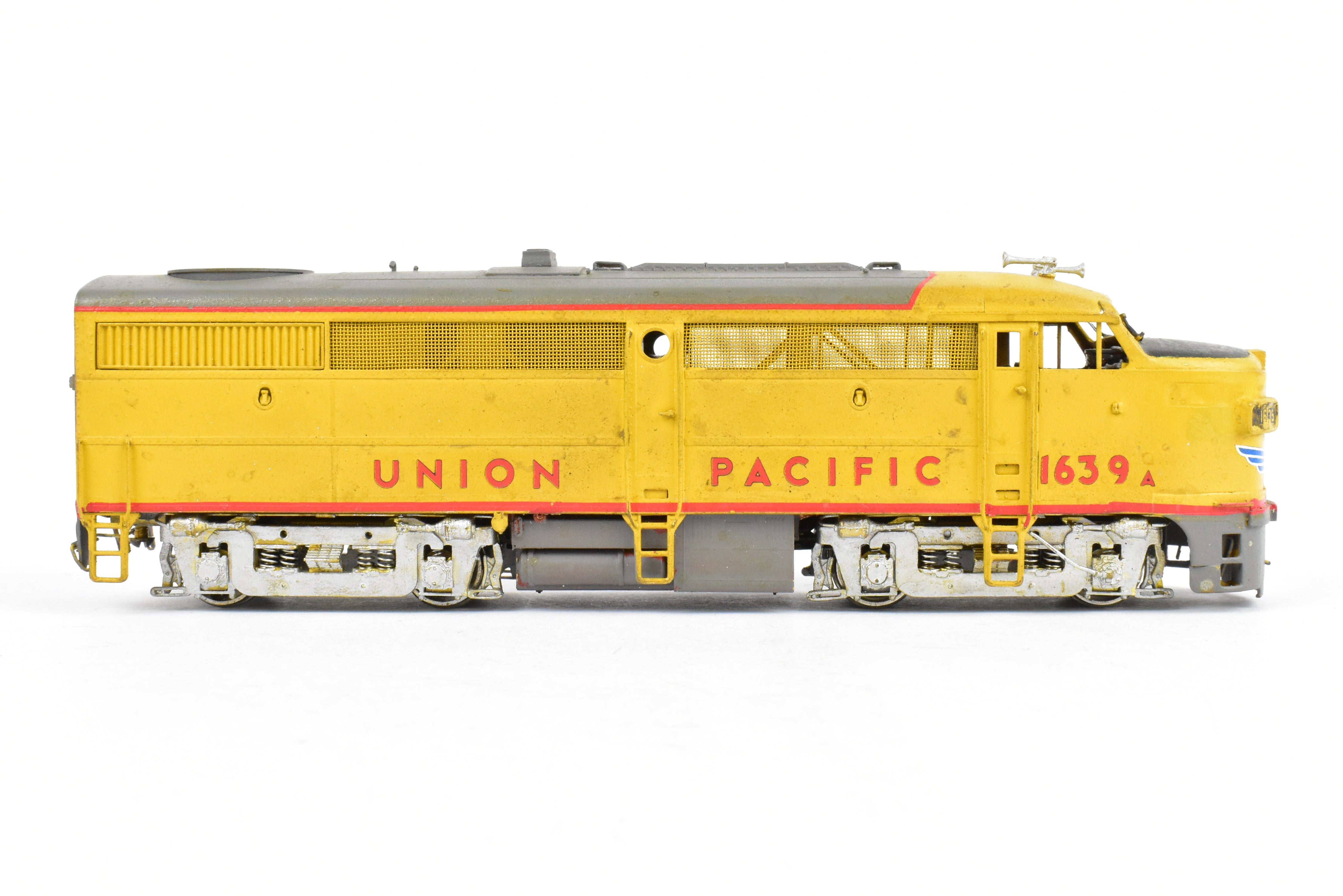 HO Brass OMI UP Union Pacific Alco FA-1 with Dynamic Brakes, Weathered #1639a