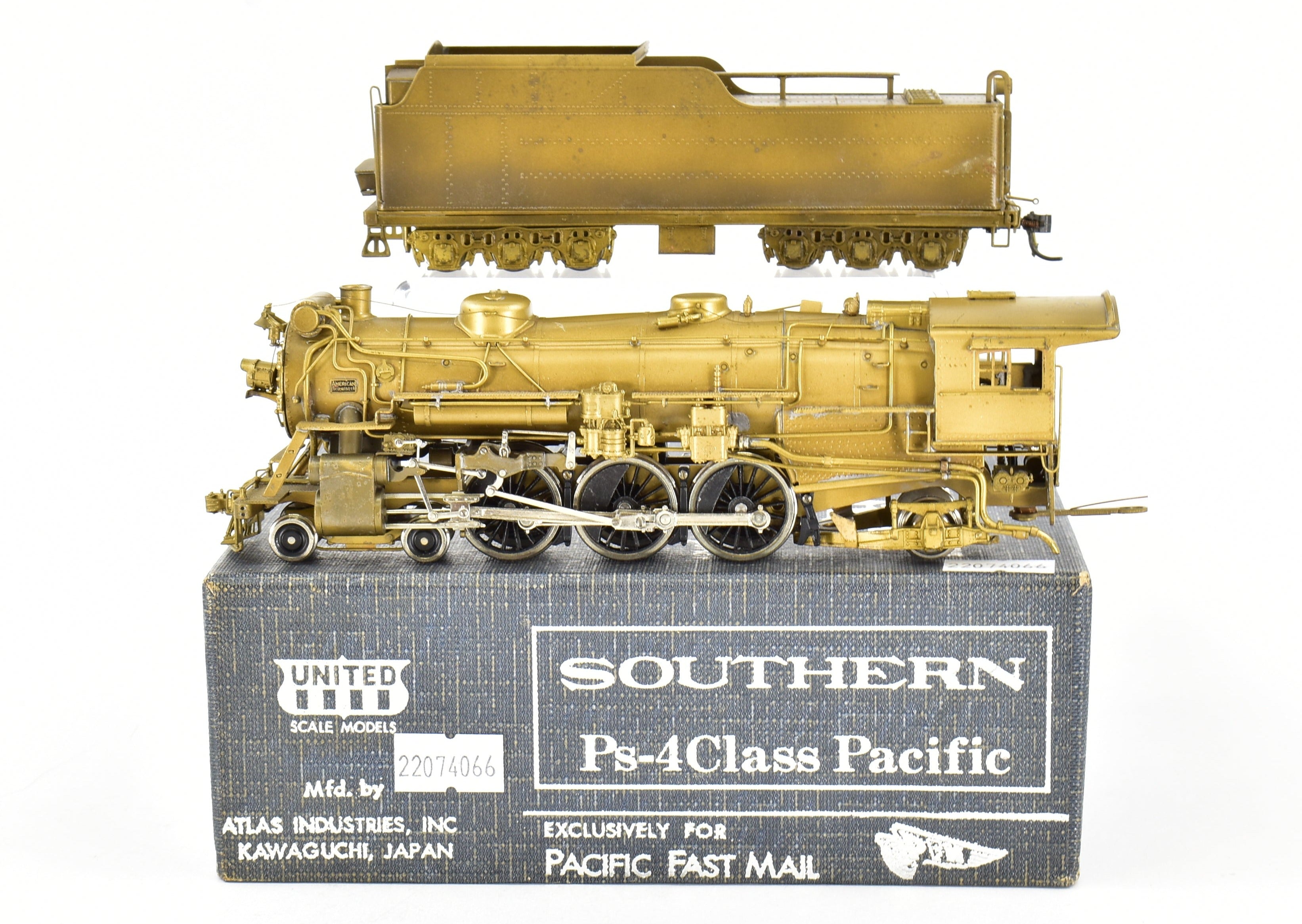 HO Brass PFM - United Southern Railway PS-4 4-6-2 Pacific Can Motor Upgrade Last Run