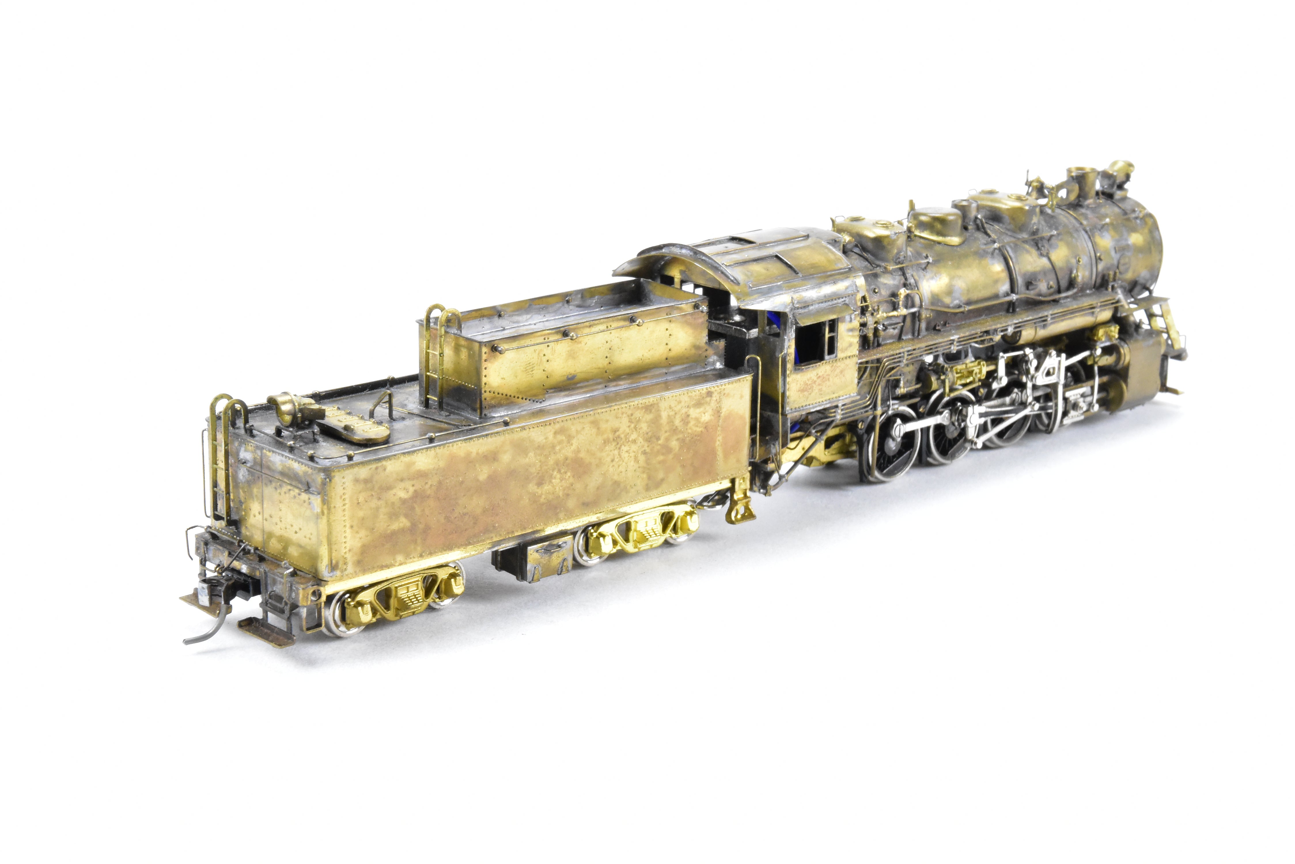 Exquisite HO Scale Brass Custom Model of Missouri Pacific 0-8-0 No. 9701 Scratch Built by Joe G. Collias - One-of-a-Kind Collector's Item