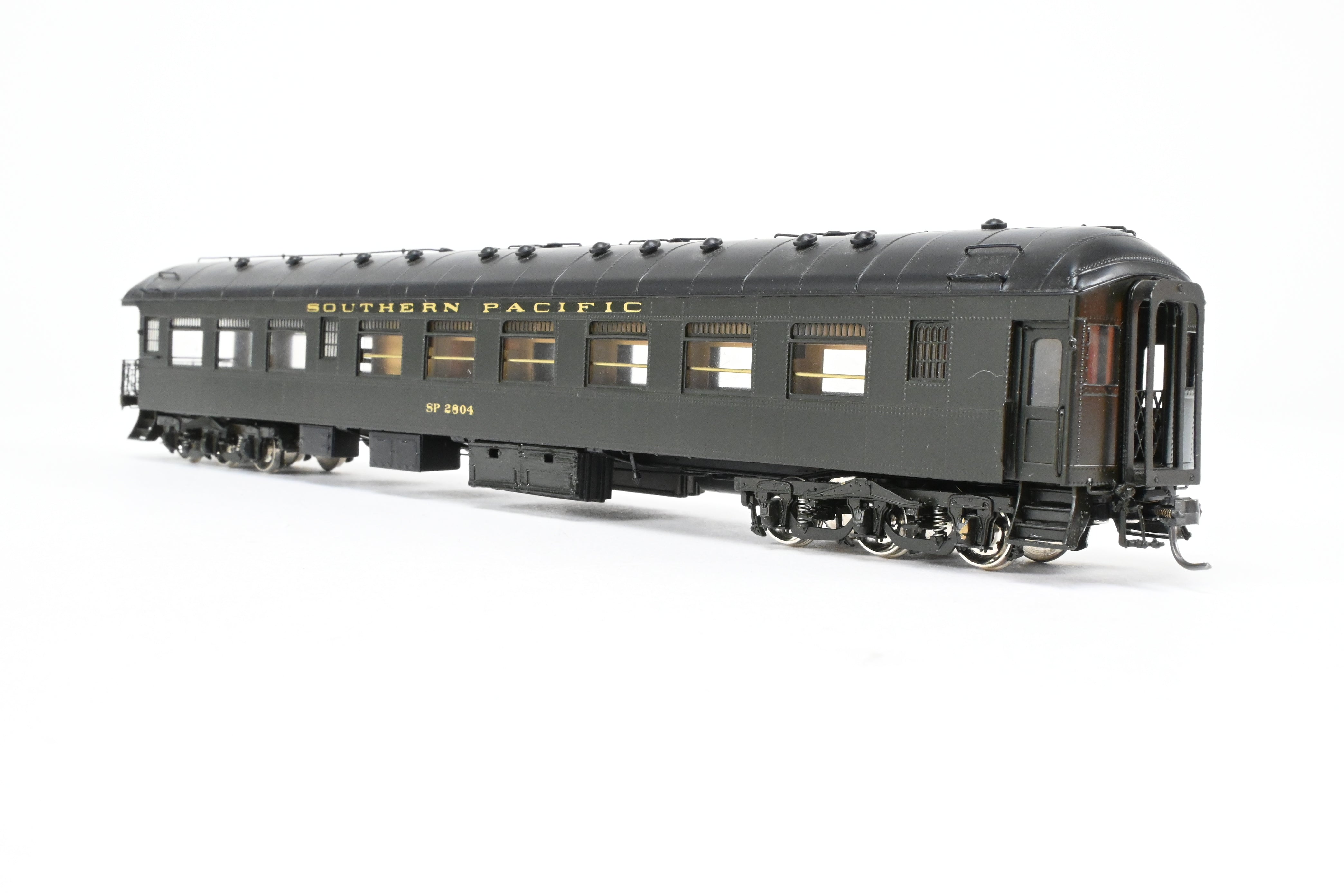 HO Scale Brass Precision Scale Co. Model of Southern Pacific Harriman CS 72' Observation Car Class 70 - O - 1, FP SP 2904