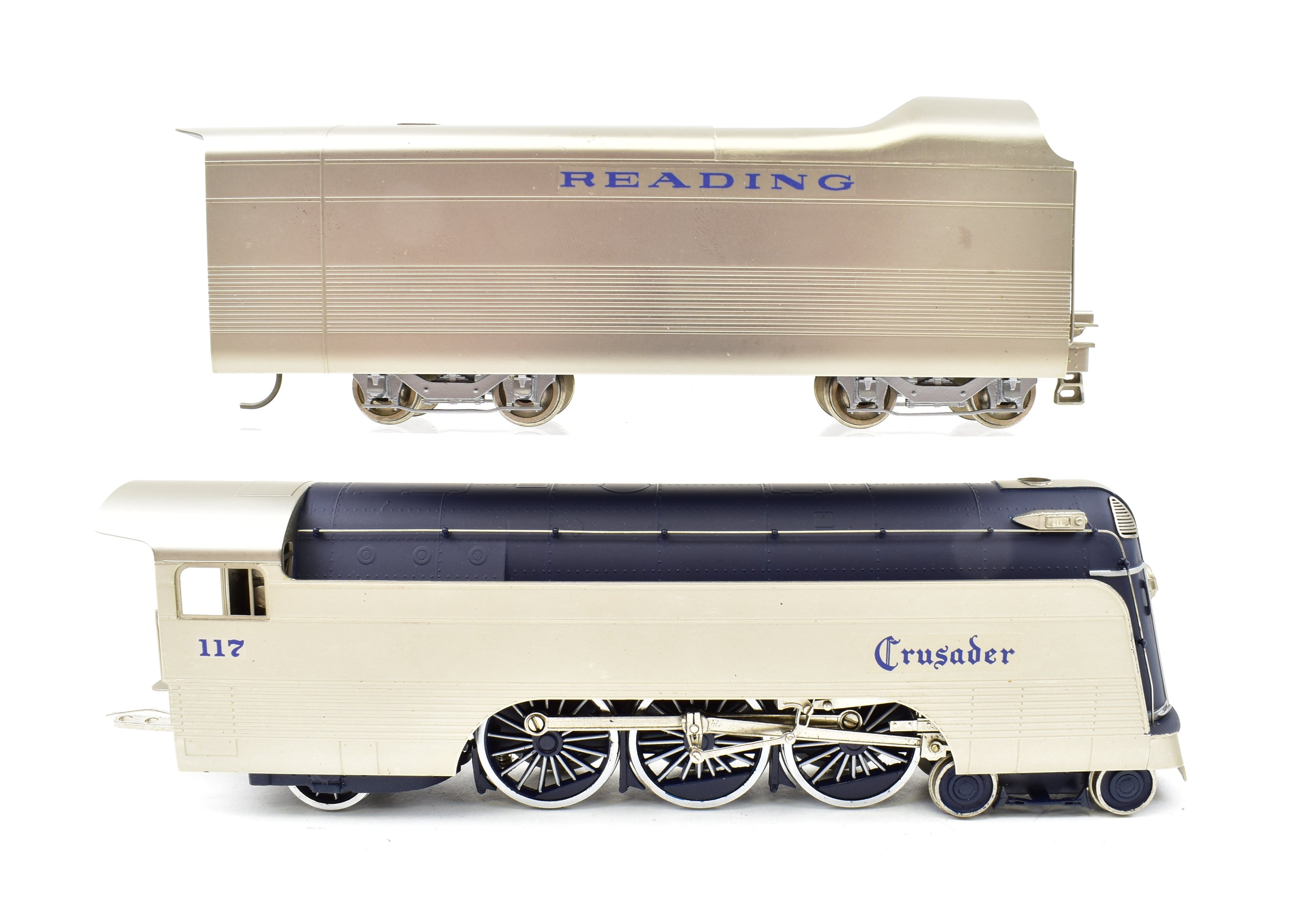 HO Scale Custom Brass Reading G-1b 4-6-2 Crusader Famous Train #1 FP Model by NJ Custom Brass