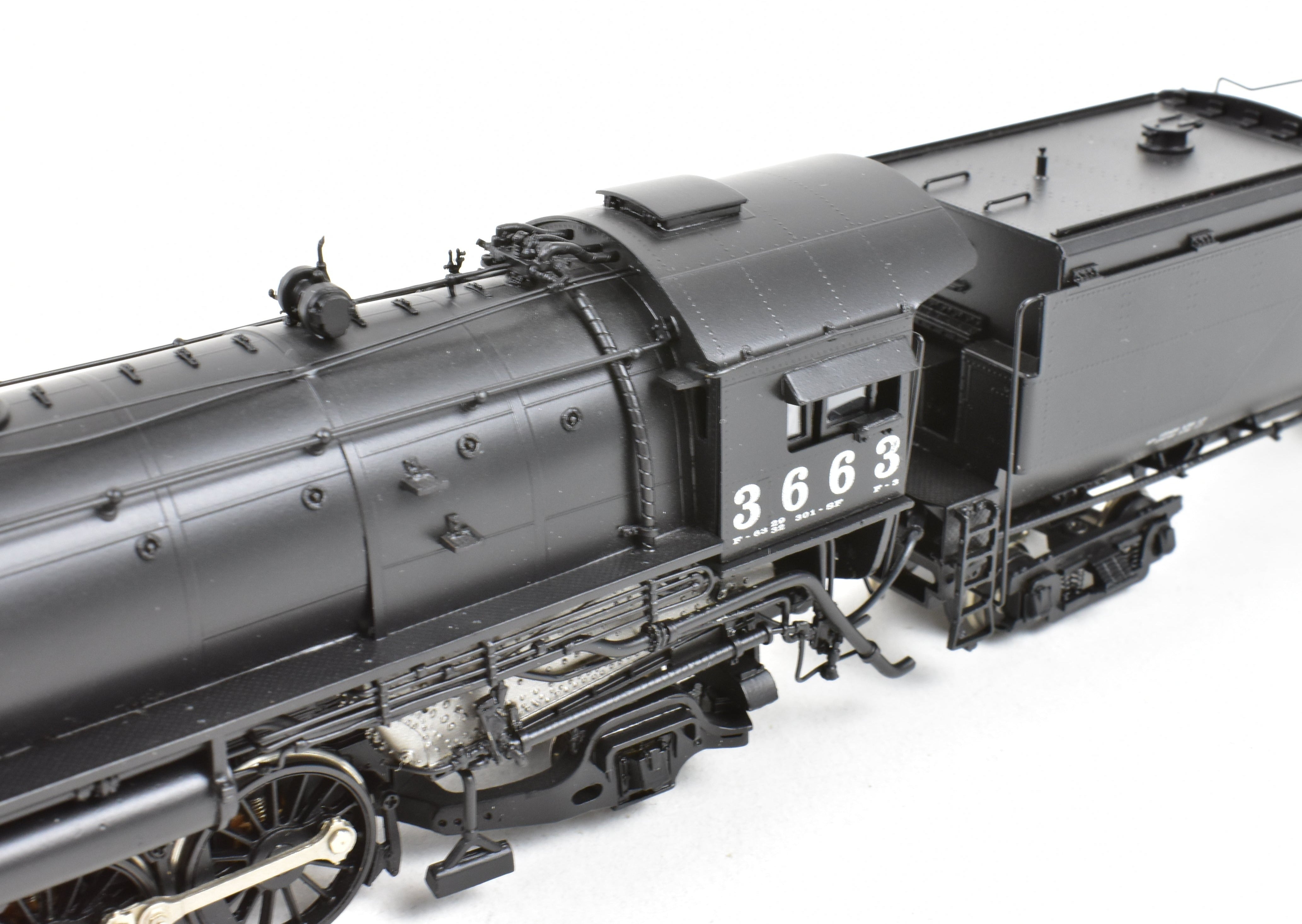 HO Scale Brass Precision Scale Co. Southern Pacific F-3 2-10-2 Factory Painted Locomotive Model No. 3663