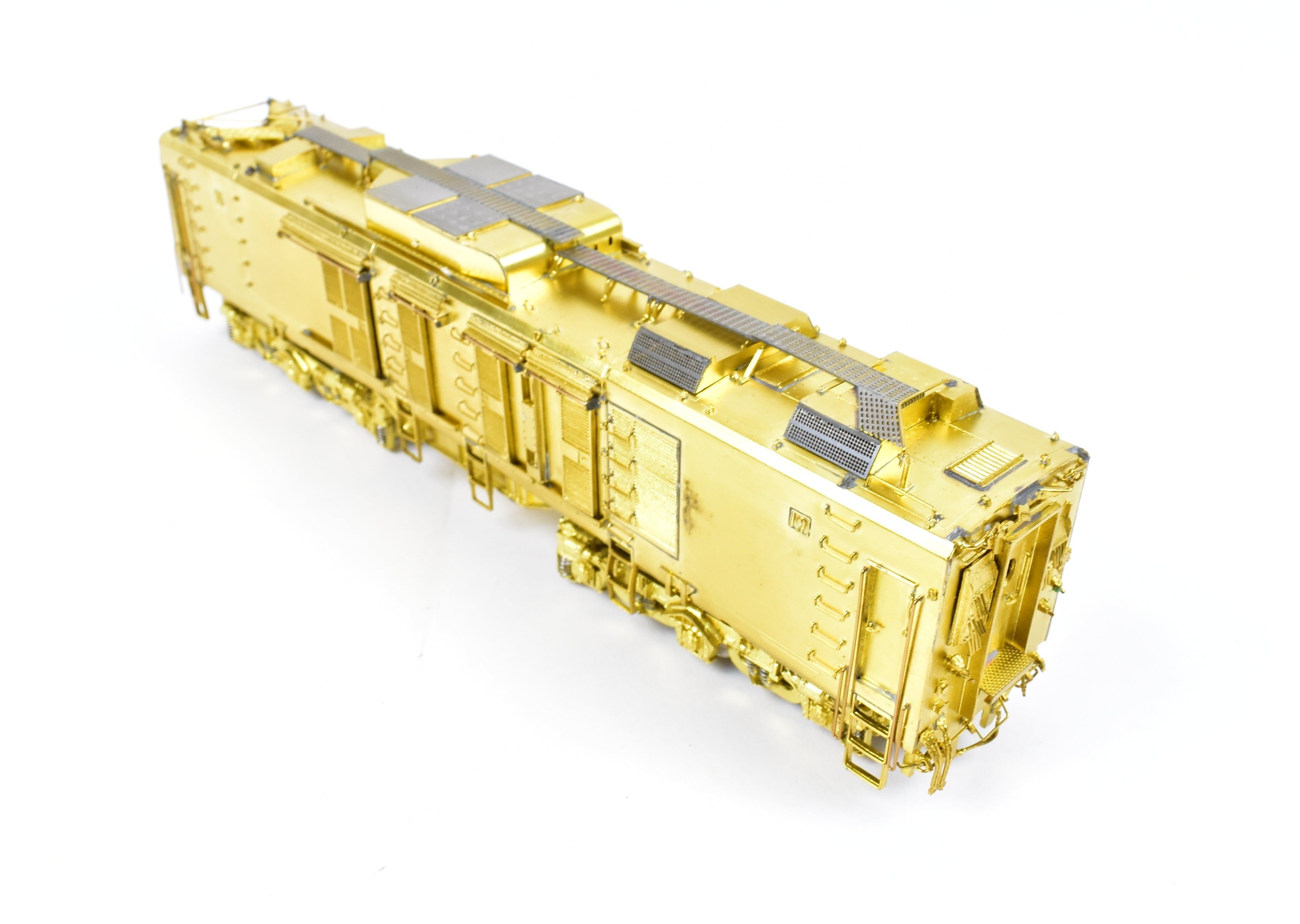 HO Scale Brass Model Train Set - Overland Models, Inc. Union Pacific GE 8500 HP Gas Turbine Big Blow 3-Unit Unpainted Set with Raised Farr Inlet Silencer and Riveted Tender