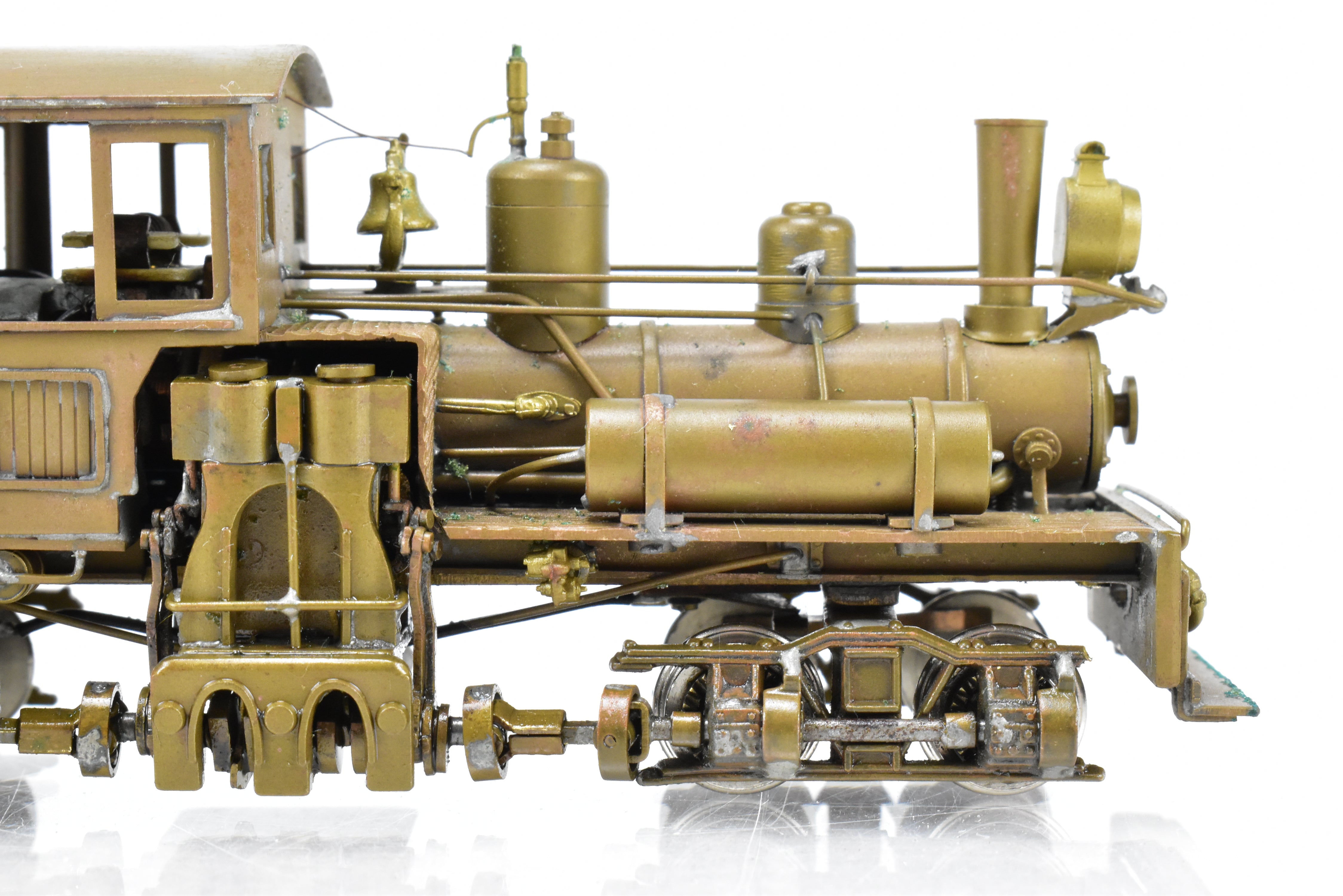 HO Scale Brass Model - Northwest Short Line (NWSL) Class A Shay 18 Ton 2 - truck Locomotive for Various Roads