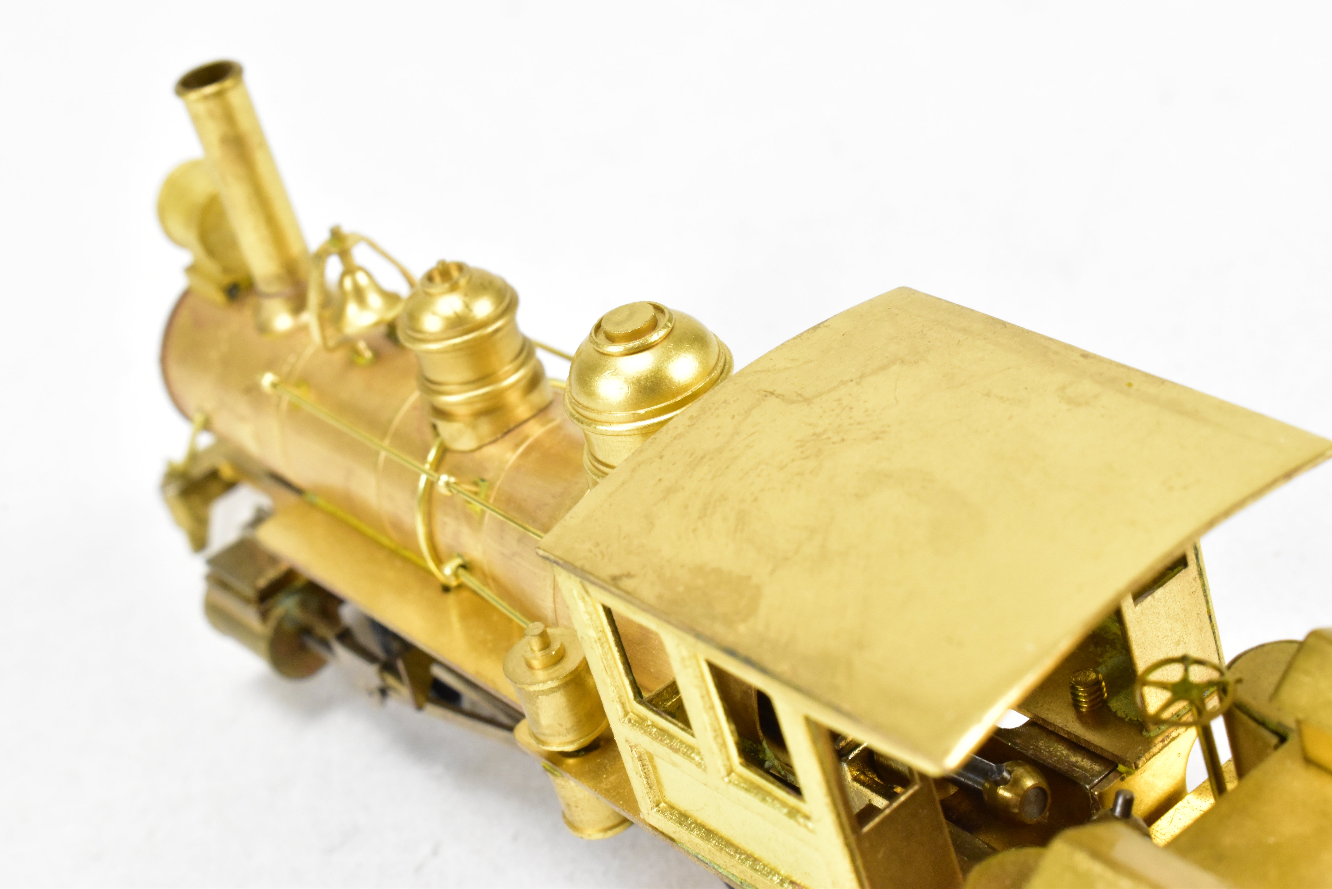 HOn3 Scale Brass Model Train - Far East Distributors Mogul 2-6-0 Steam Locomotive from Circa 1910 in Spartan Series