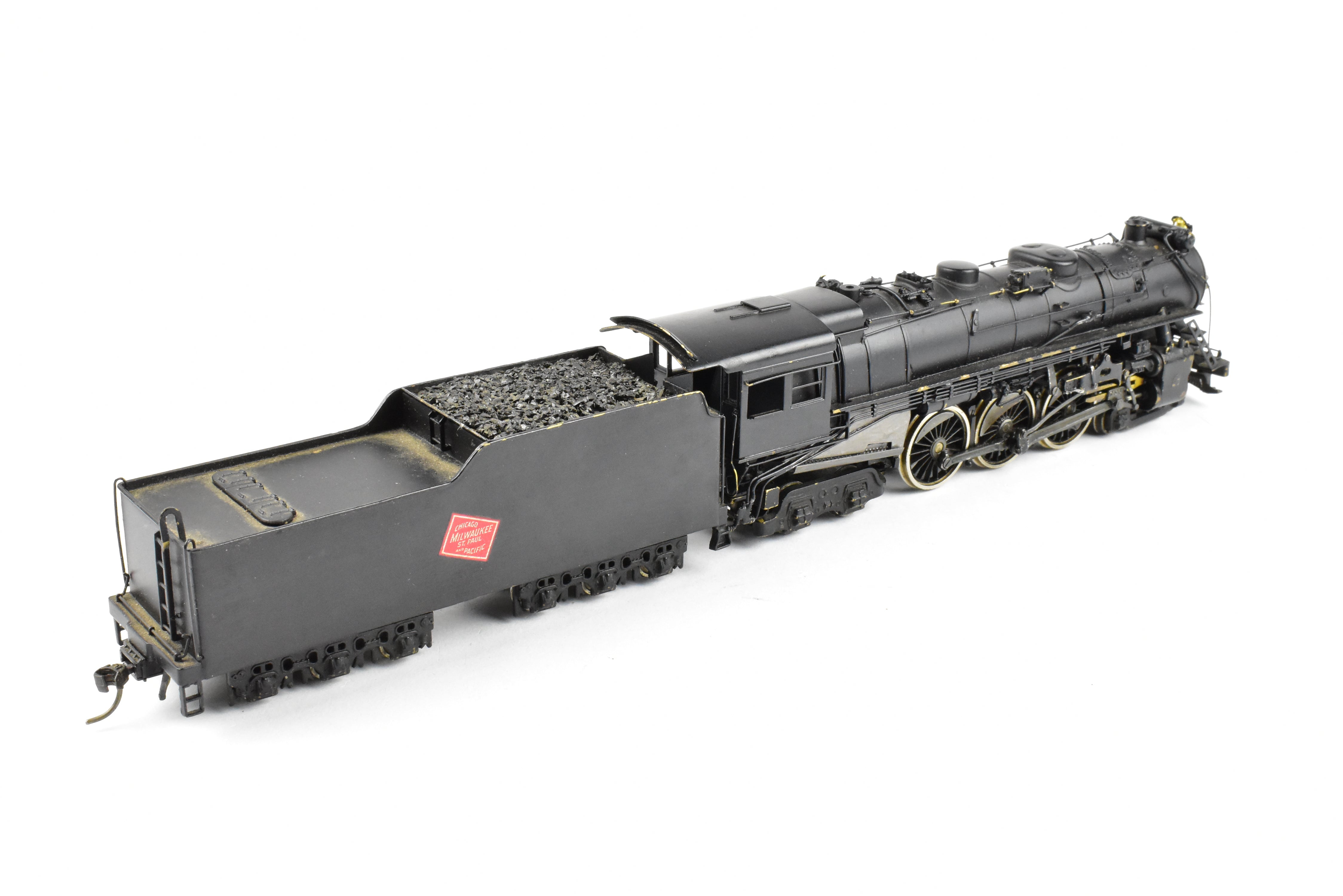 HO Scale Brass Model Train - Associated Hobby Manufacturers MILW (Milwaukee Road) Class F - 6 4 - 6 - 4 Baltic CP Locomotive