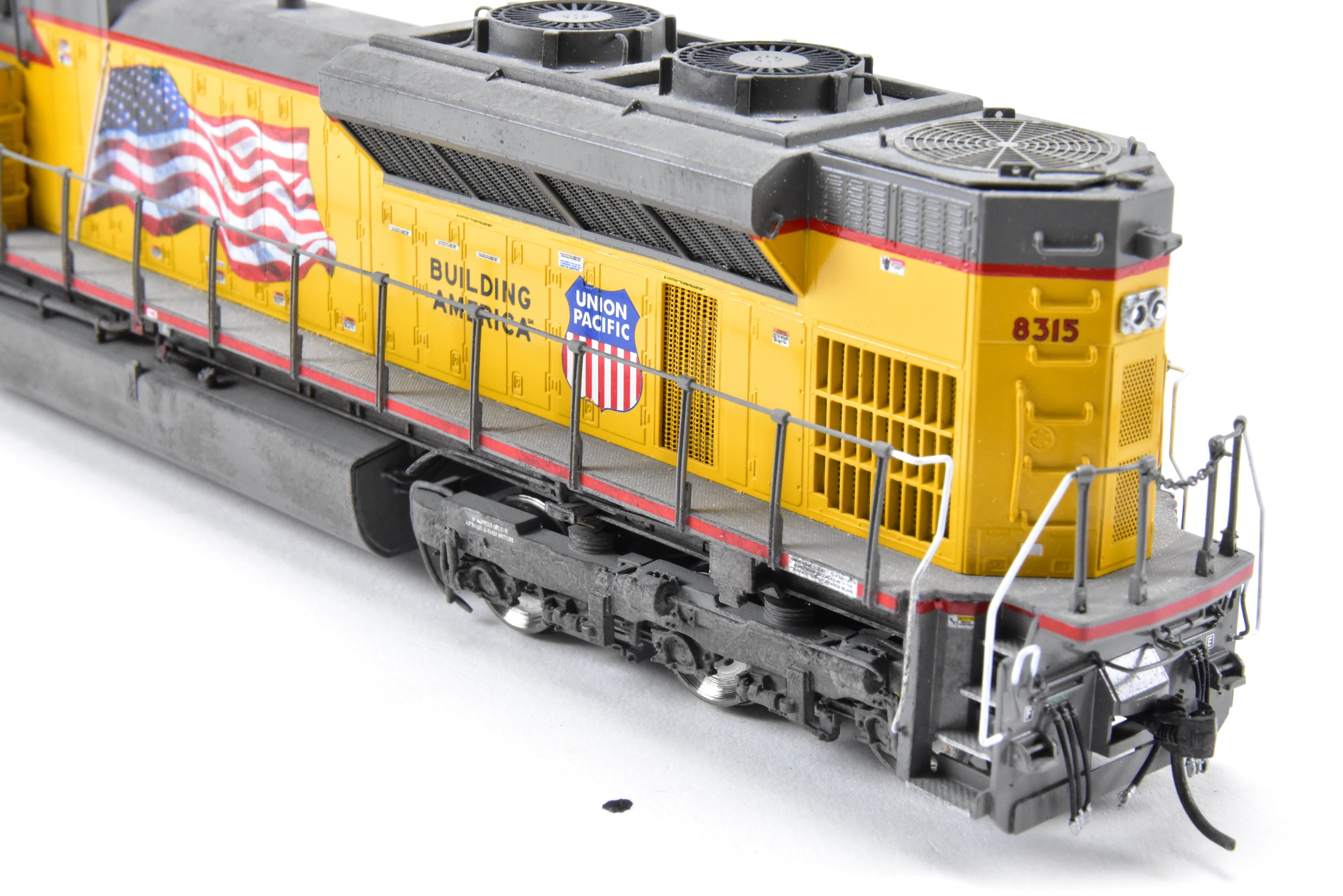 HO Brass OMI - Overland Models Inc Union Pacific EMD SD - 70ACe FP #8315 with Digitrax DCC & Light Weathering