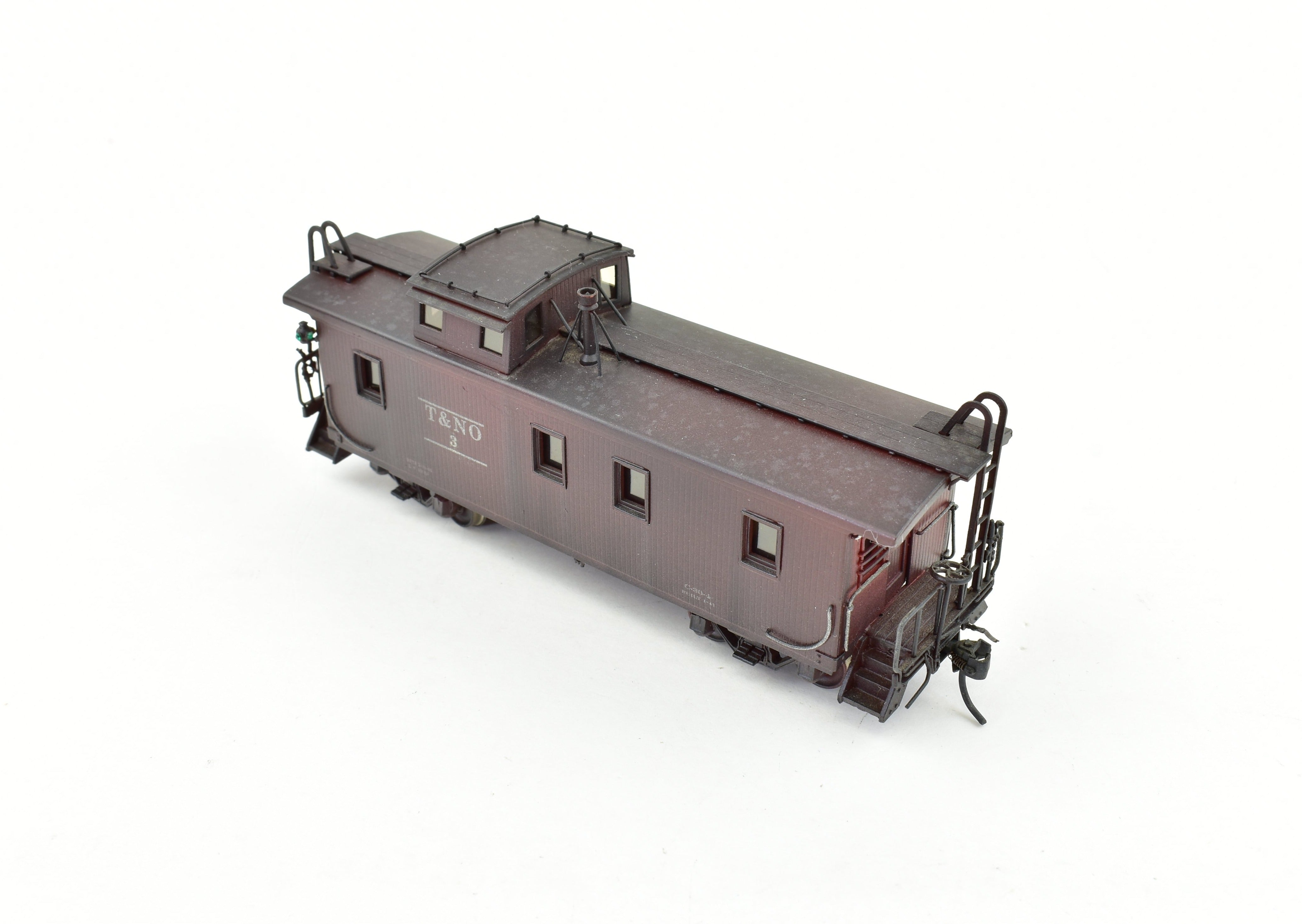 HO Scale Brass Model Train - Precision Scale Co. SP/T&NO - Texas & New Orleans C-30-3 Wooden Cupola Caboose CP Model