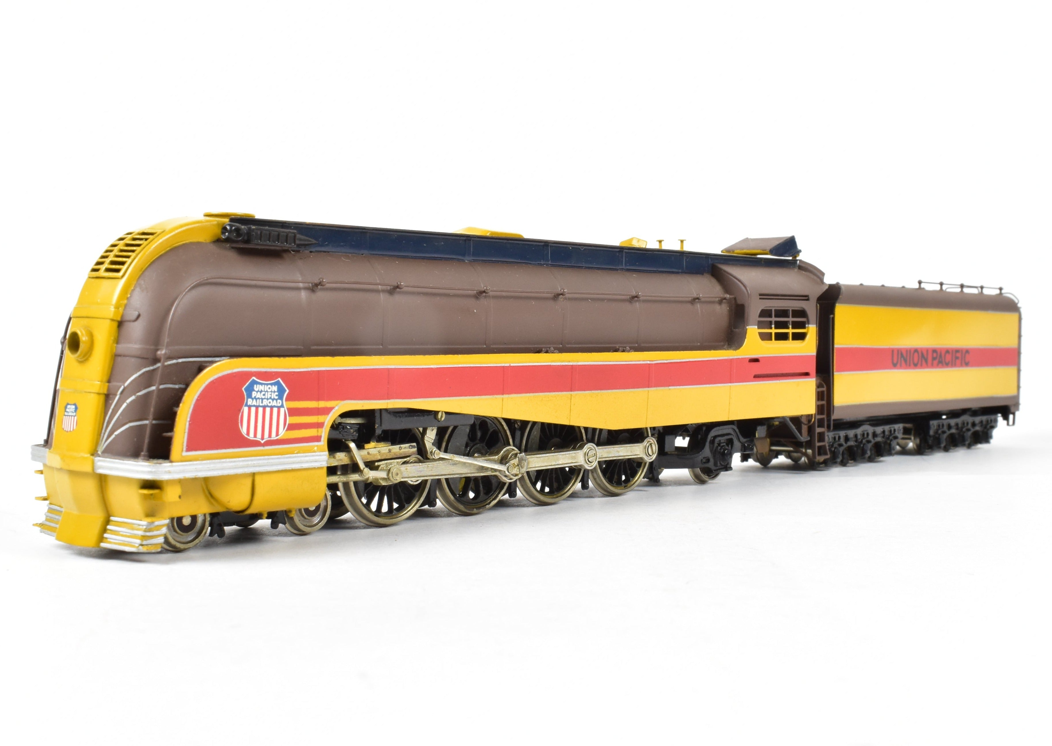 HO Scale Brass Balboa Union Pacific 4-8-2 Steam Locomotive Model #7002 Forty - Niner Master Series with Custom Paint Job