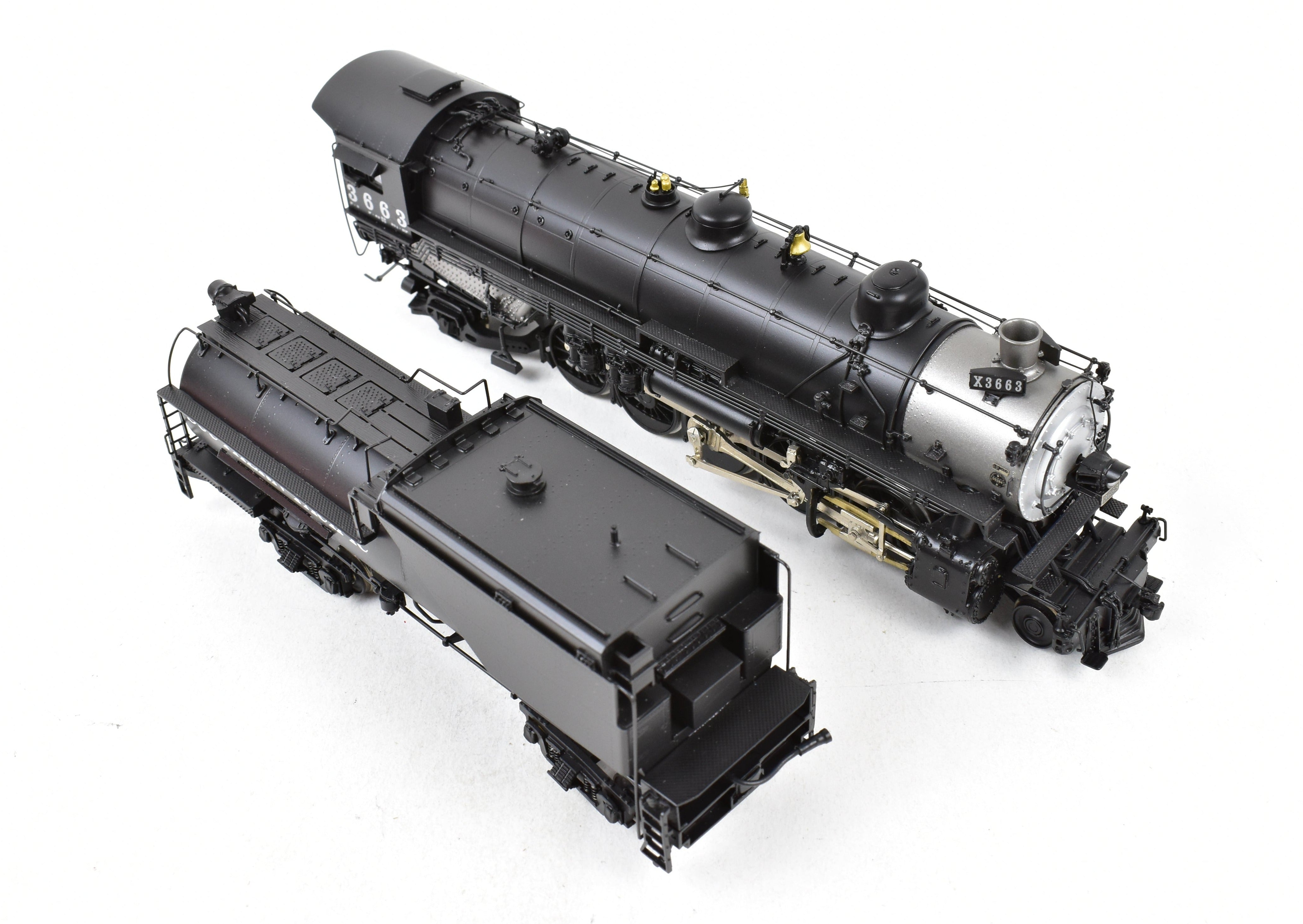 HO Scale Brass Precision Scale Co. Southern Pacific F-3 2-10-2 Factory Painted Locomotive Model No. 3663