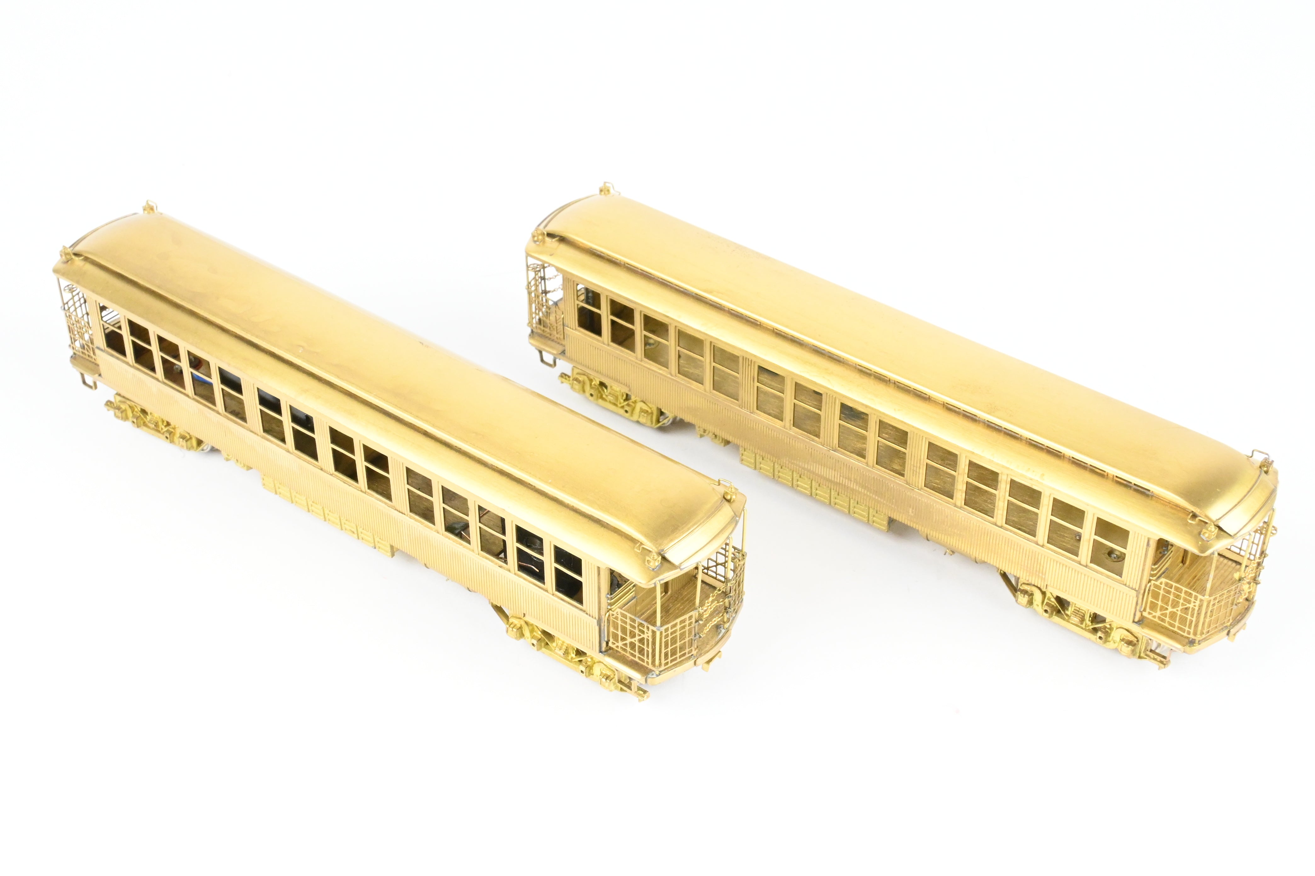 1981 HO Brass WP Car Corp. BRT/BTU Powered & Unpowered Train Cars, C-7 Excellent