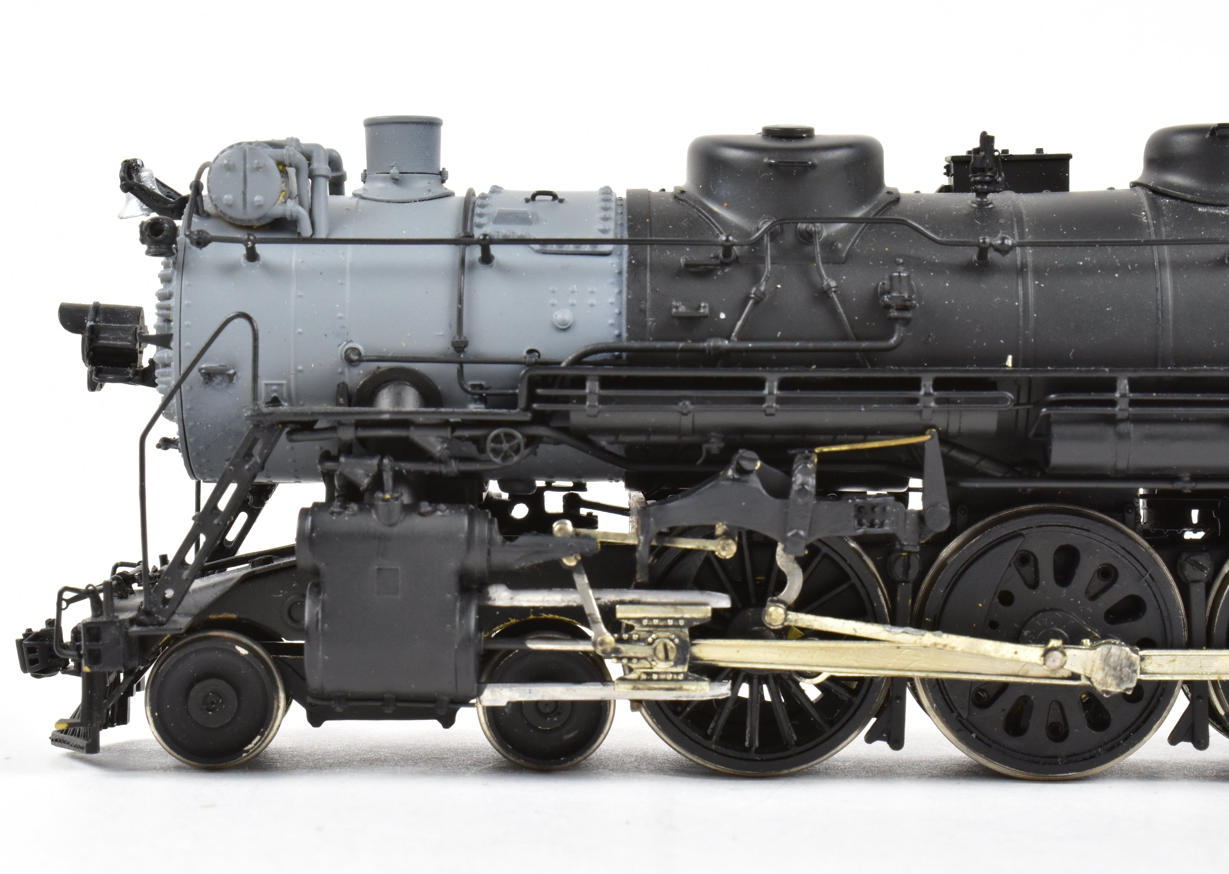 High - Quality HO Scale Brass Model Train - Sunset Models CB&Q - Burlington Route S - 4 4 - 6 - 4 Hudson Custom Painted Locomotive #4002