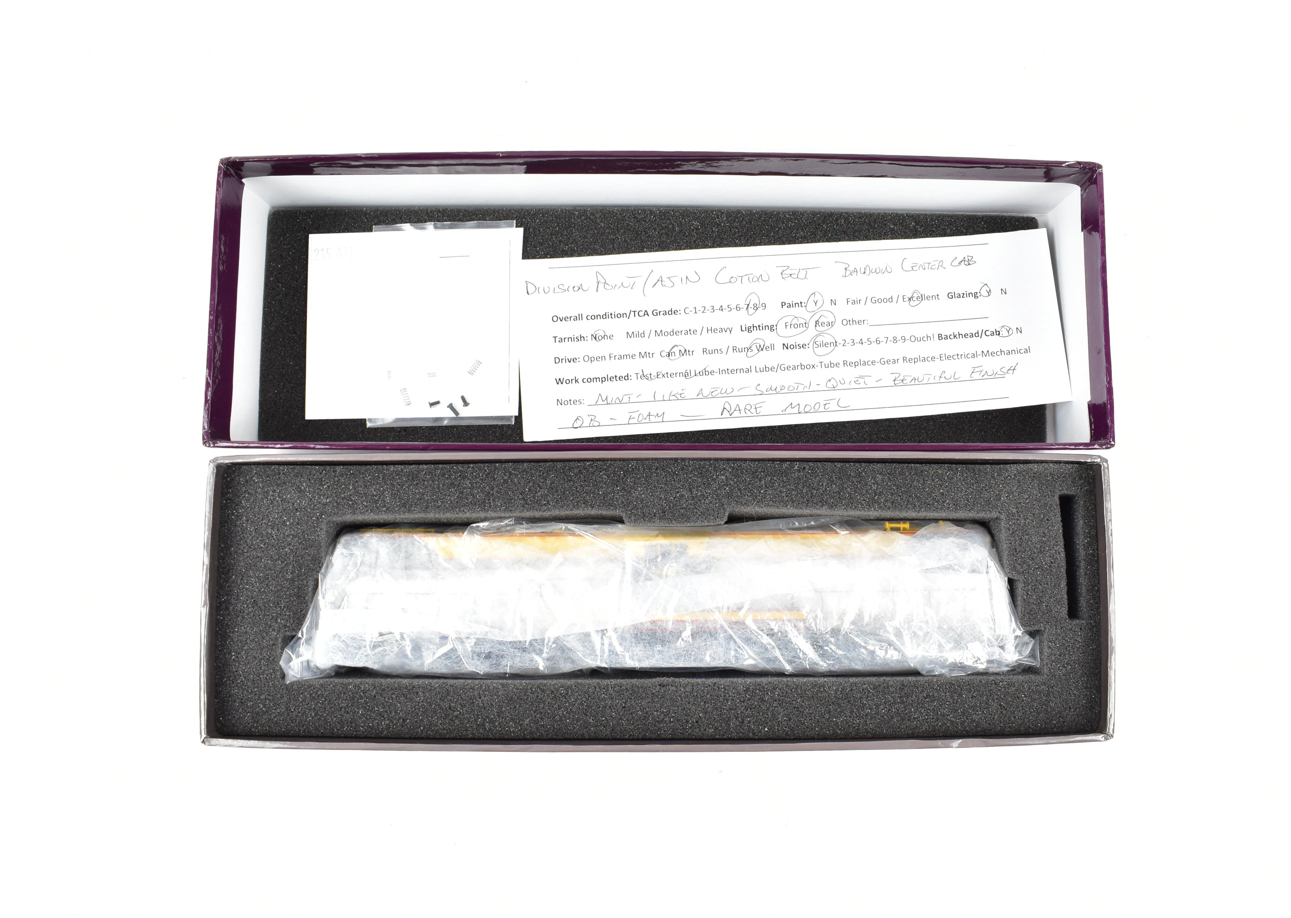 HO Scale Brass Model - Cotton Belt Baldwin Center Cab Diesel DT - 6 - 6 - 2000 F/P Division Point SSW Locomotive by DVP