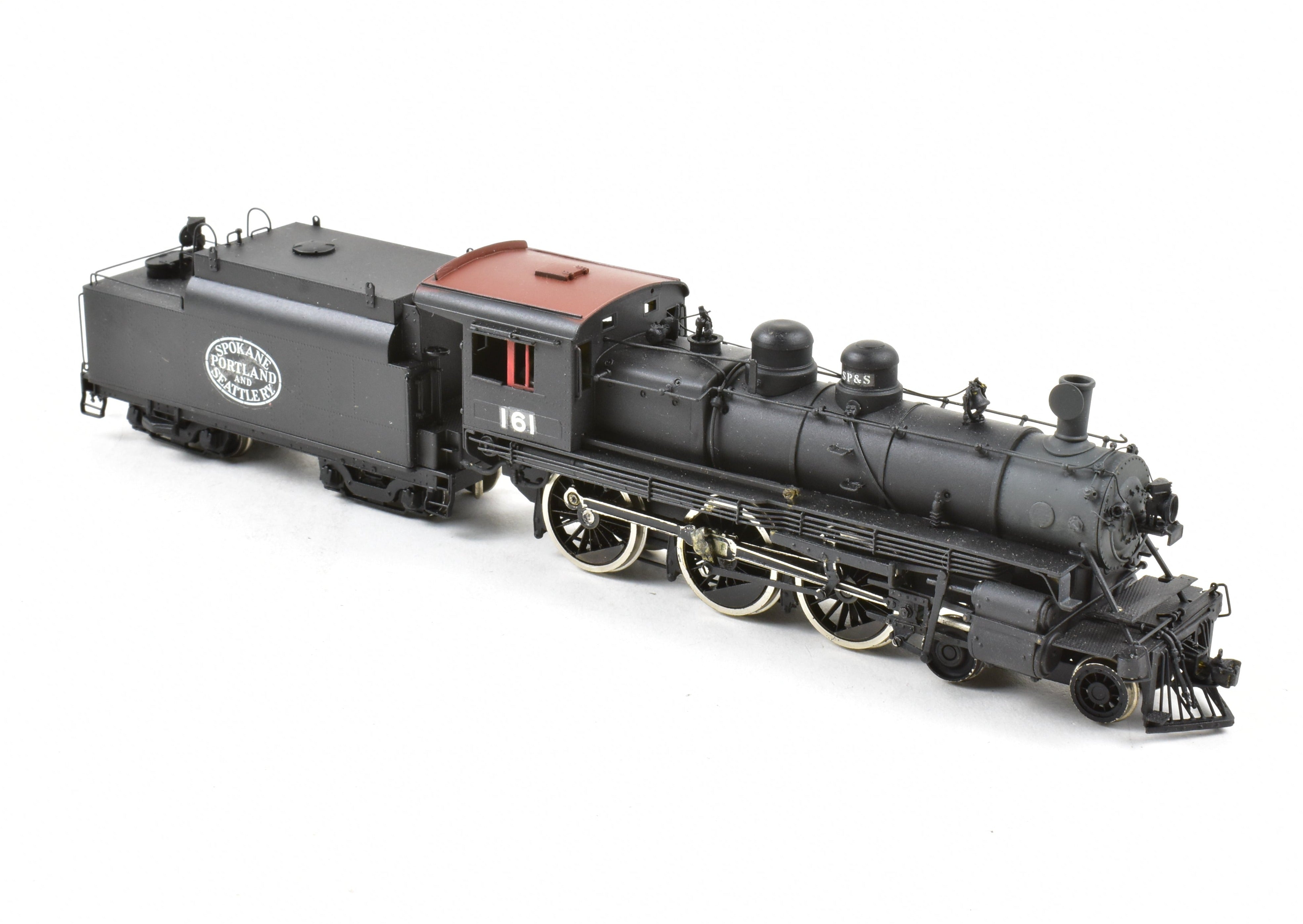 HO Scale Brass Model Train by Overland Models Inc. - Great Northern 4-6-0 E-15 Custom Painted for Spokane Portland & Seattle