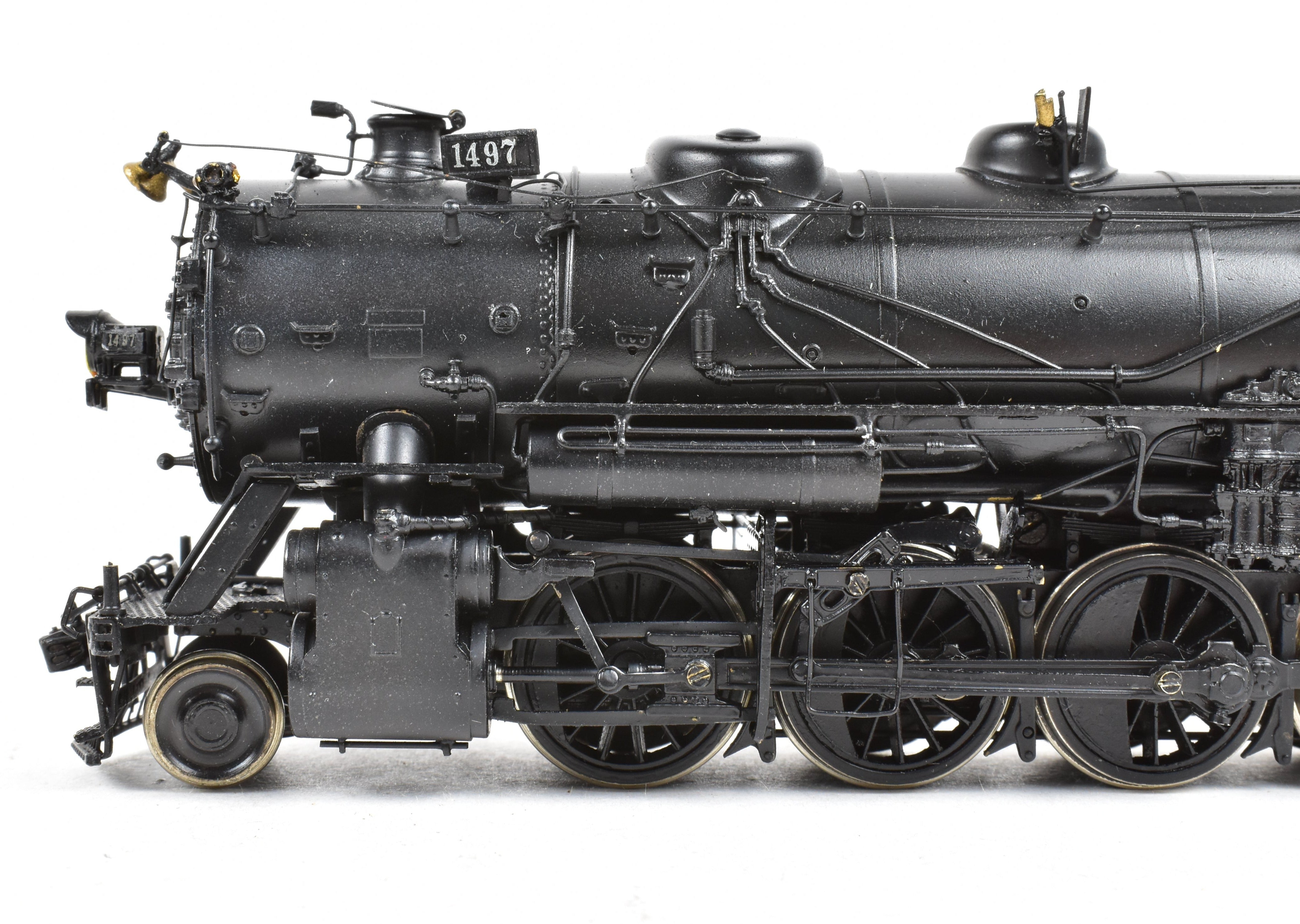 HO Scale Brass Missouri Pacific 1400 2-8-2 Mikado by Hallmark Custom Painted